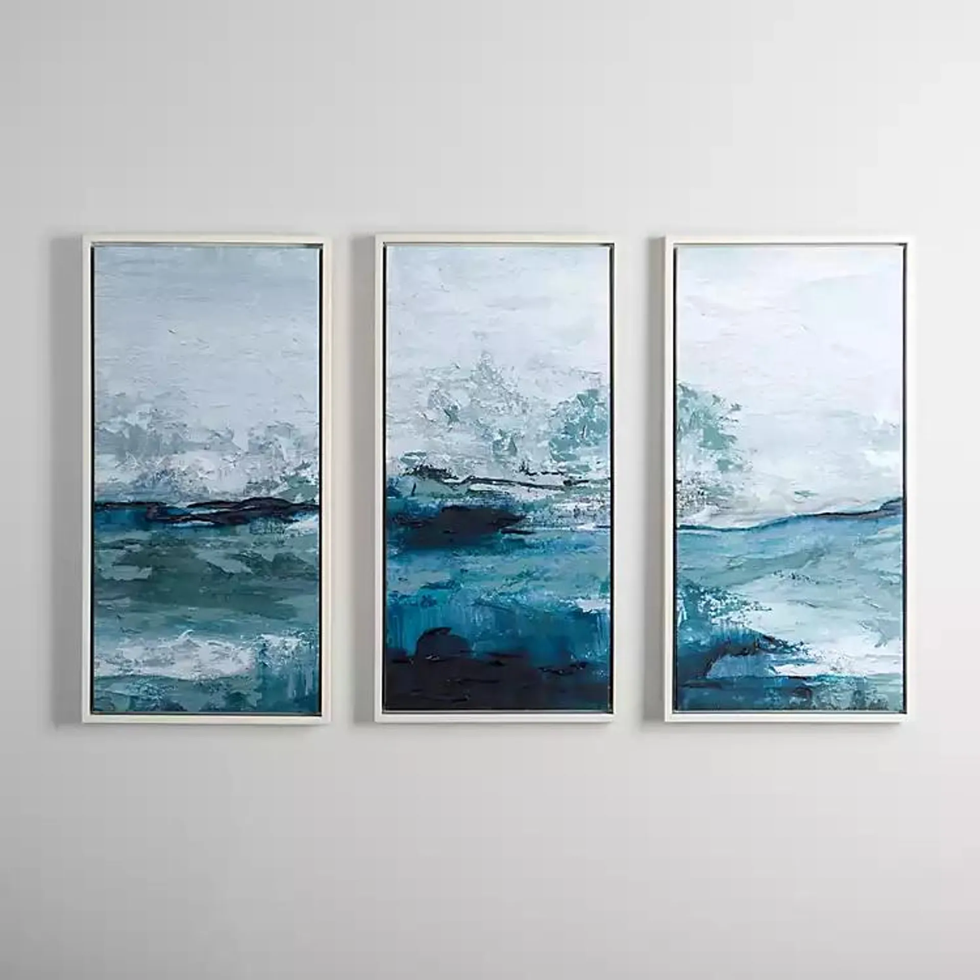 Whirlpool Abstract Canvas Art Prints, Set of 3