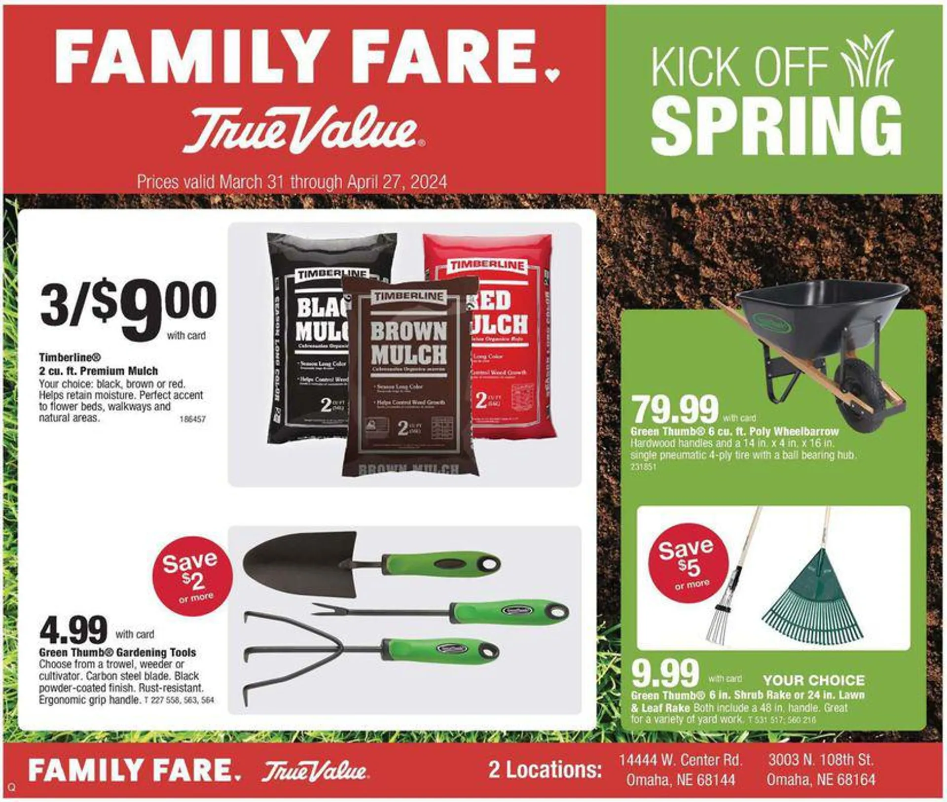 Weekly ad Kick Off Spring from April 2 to April 27 2024 - Page 1