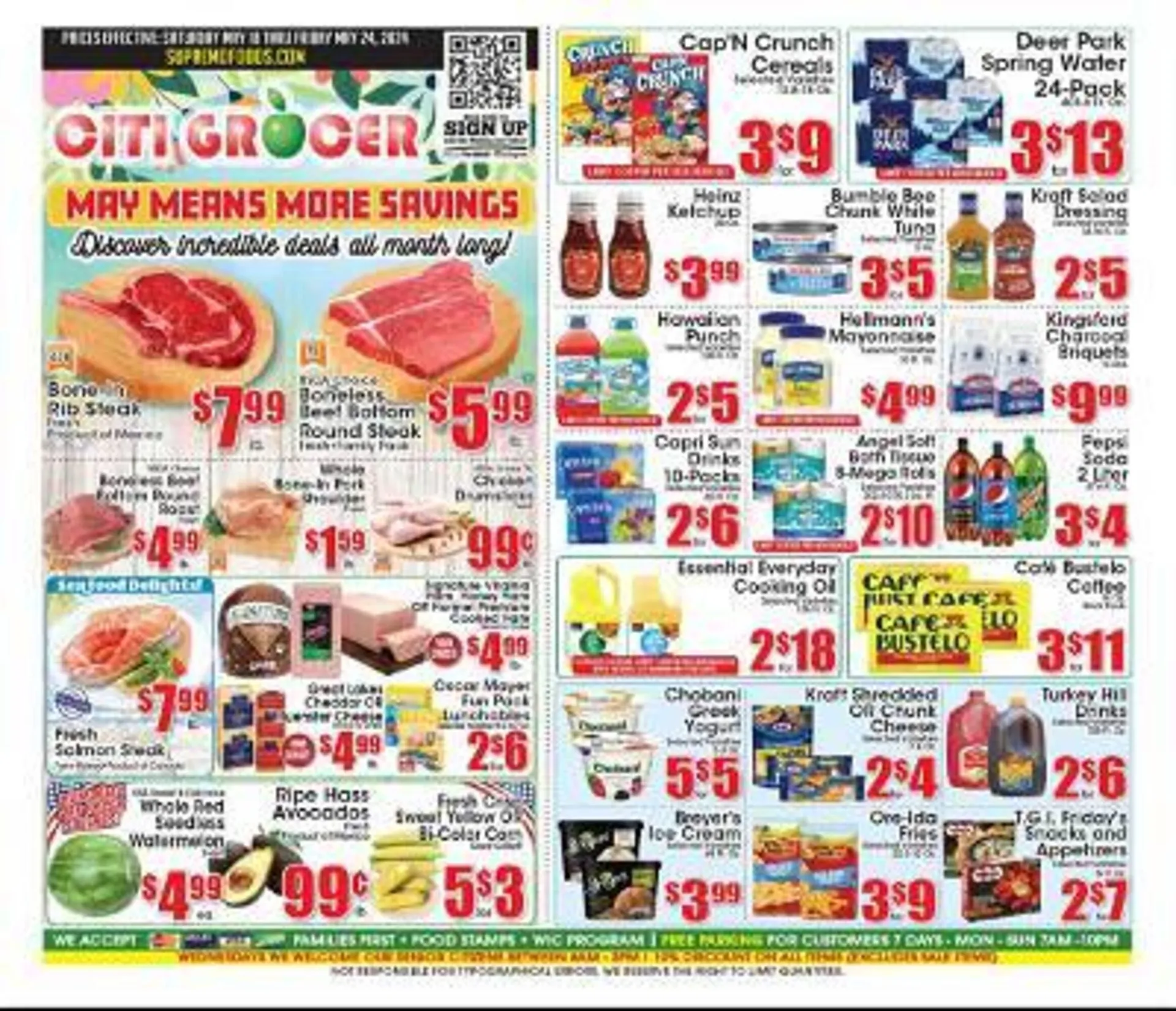 Weekly ad Supremo Foods Inc Weekly Ad from May 18 to May 24 2024 - Page 1