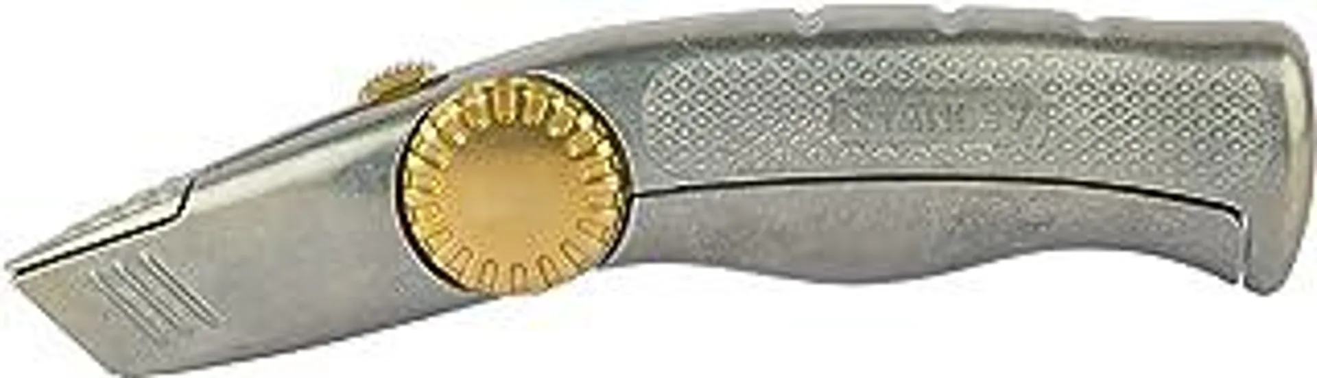 0-10-819 Snap Off Knife "Pro" with retractable blade, Silver