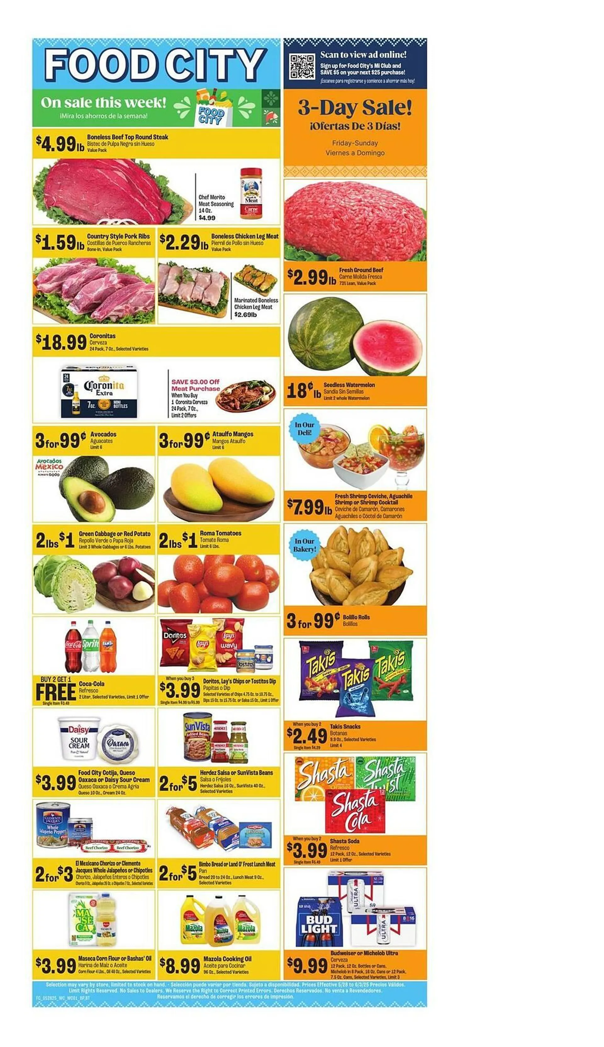 Weekly ad Food City Weekly Ad from May 28 to June 3 2025 - Page 1
