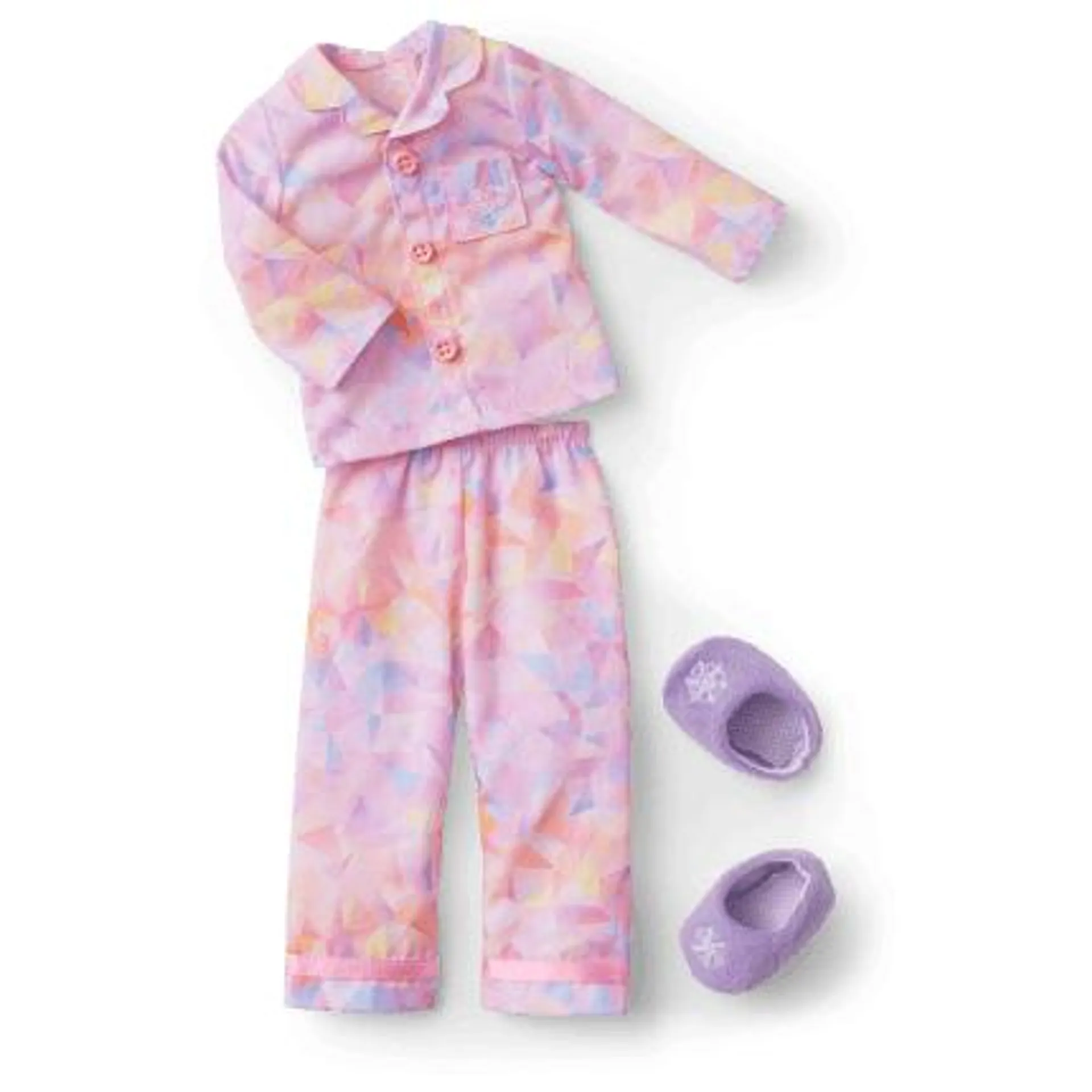 Gwynn’s™ Powder Pink Pajamas for 14.5-inch Dolls