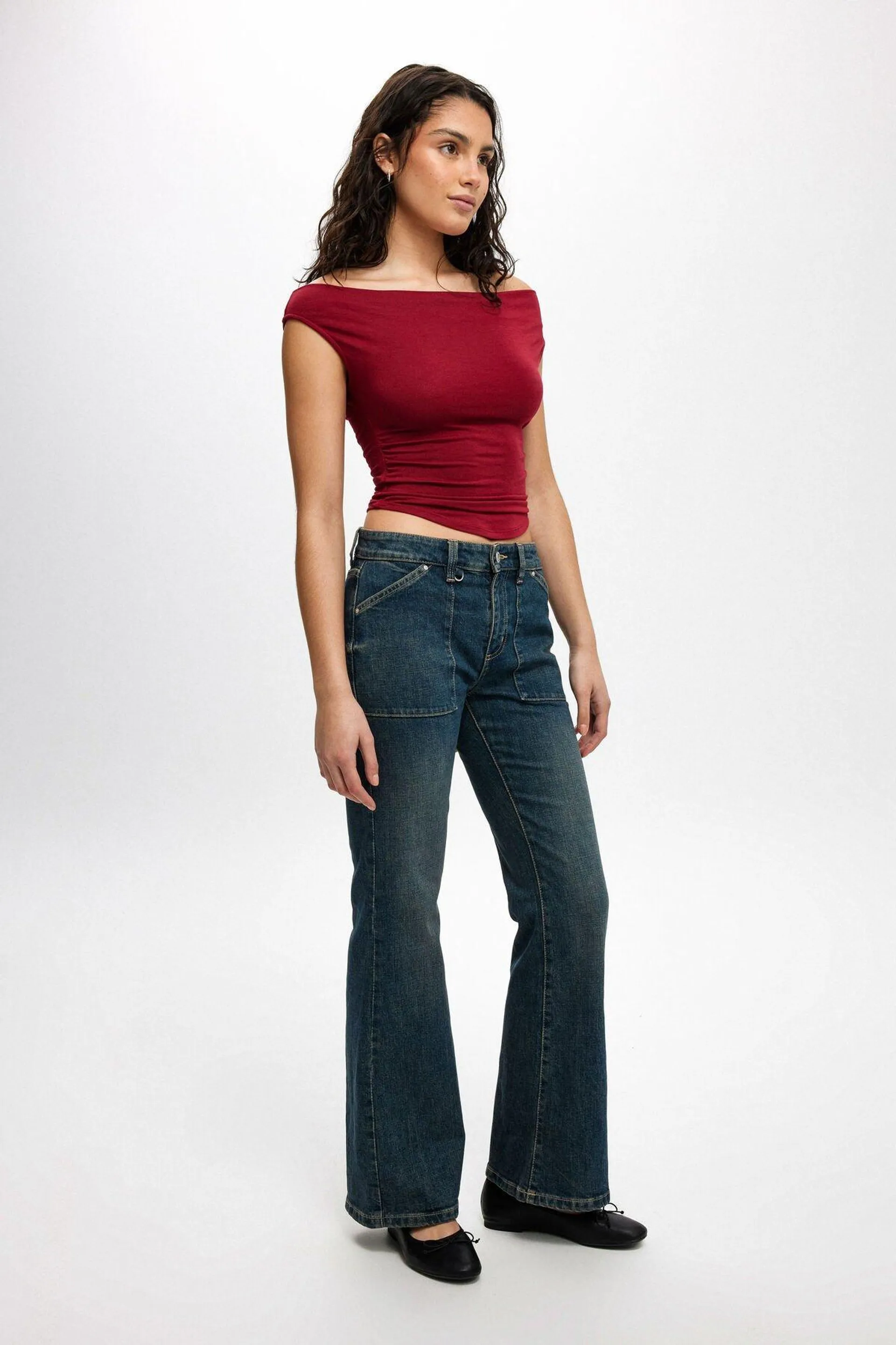 Stretch Bootcut Flare Jean