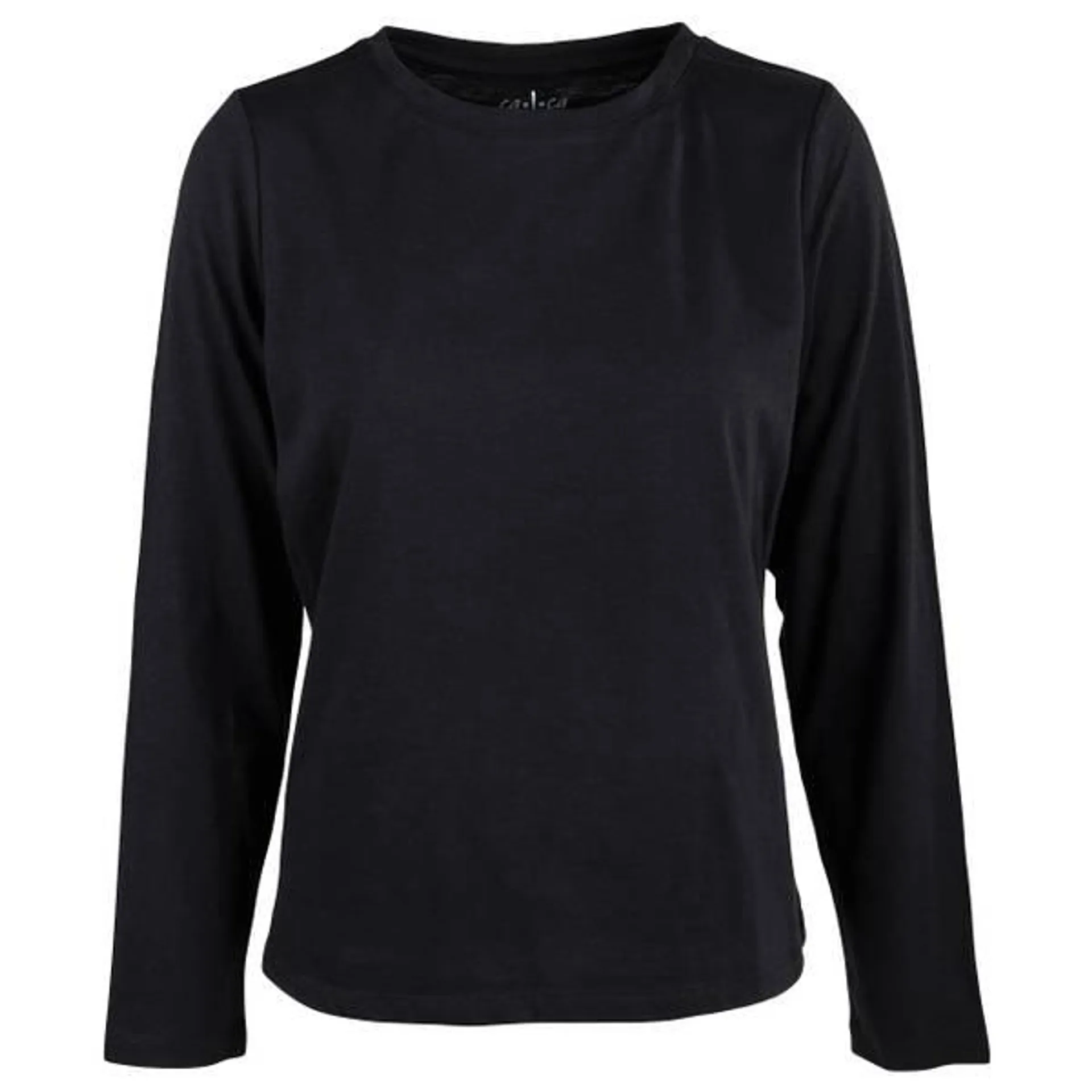 Women's Long Sleeve Crewneck Slub Tee