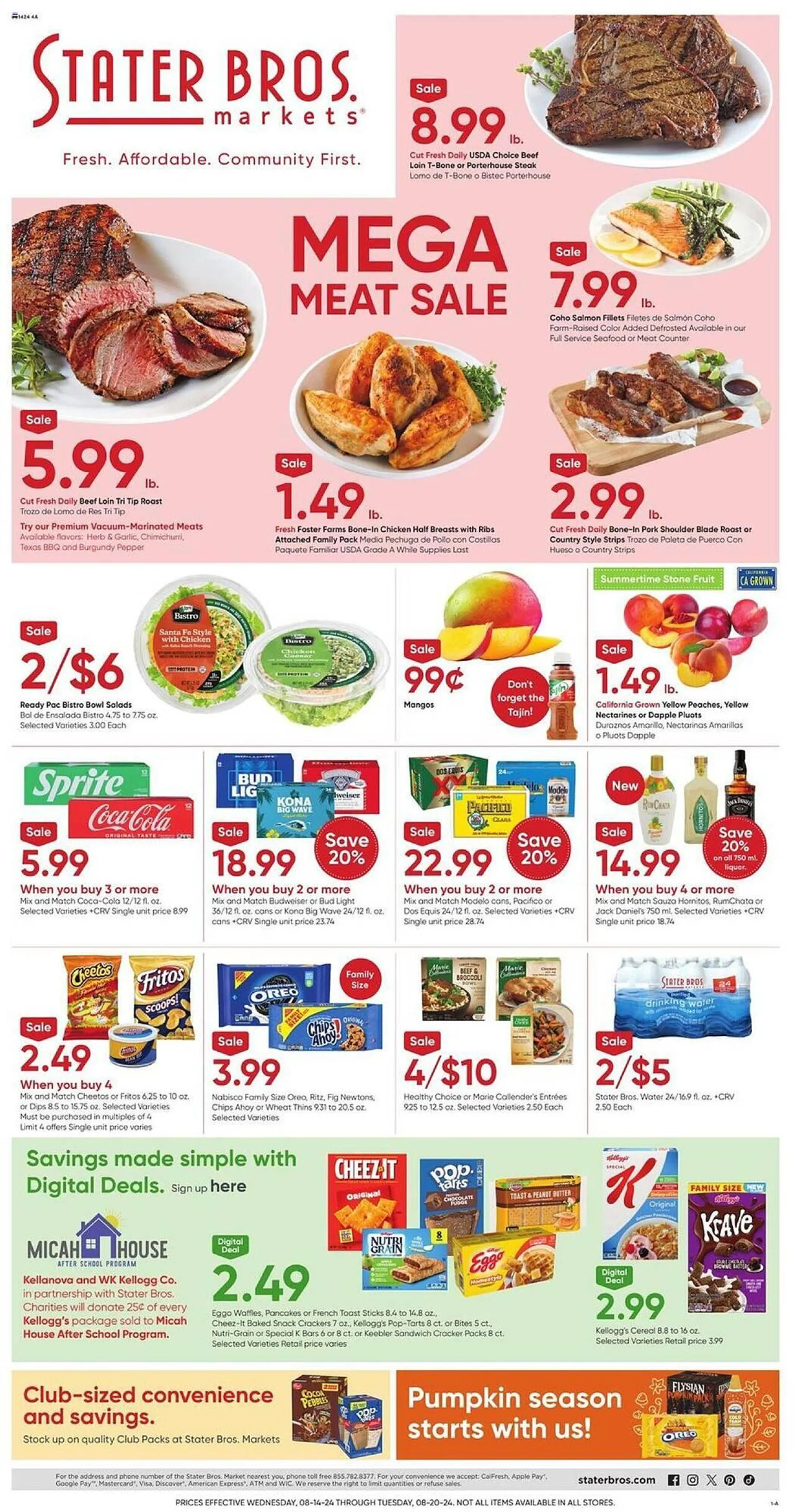 Stater Bros Weekly Ad - 1