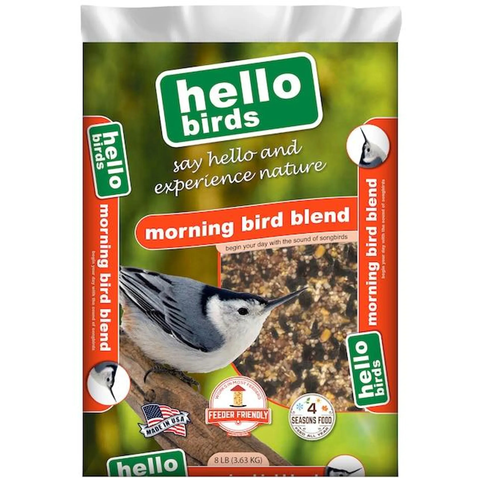 Red River Commodities Hello Birds Morning Bird Blend Bird Seed 8-lb