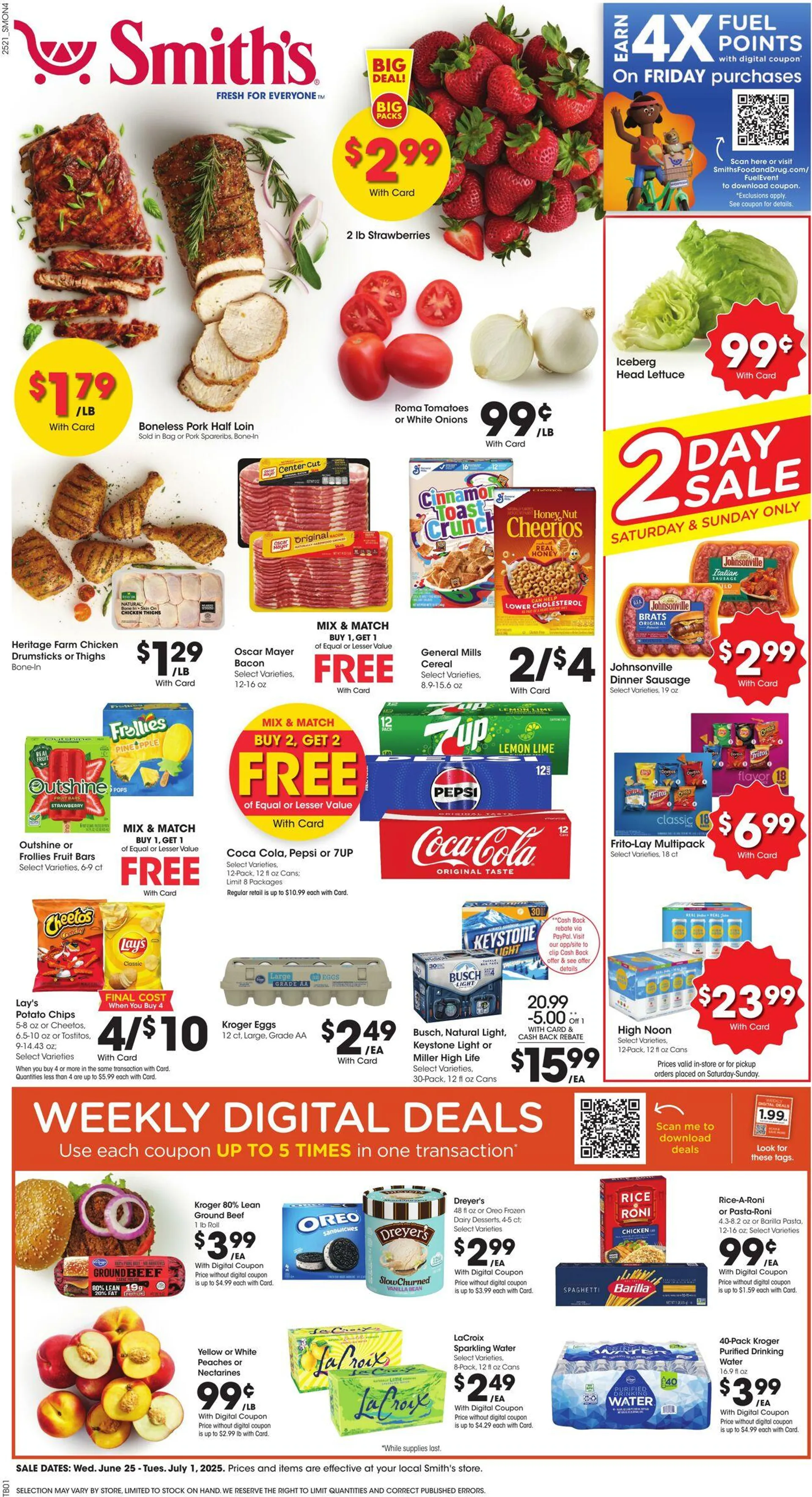 Weekly ad Smith's Current weekly ad from June 25 to July 1 2025 - Page 1