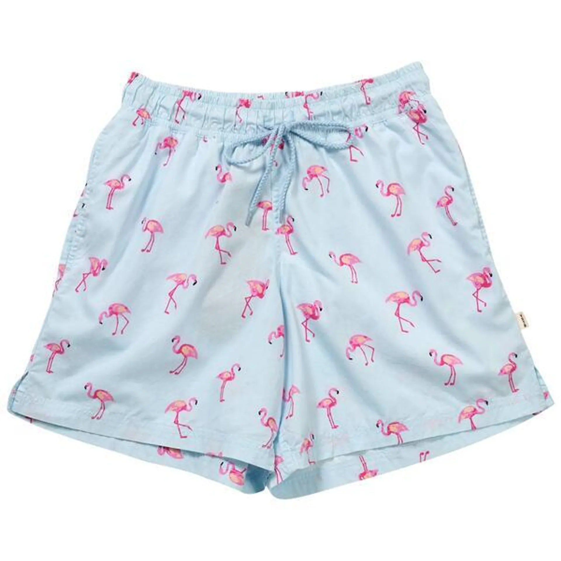 Young Mens VSTR Flamingo Print Shorts