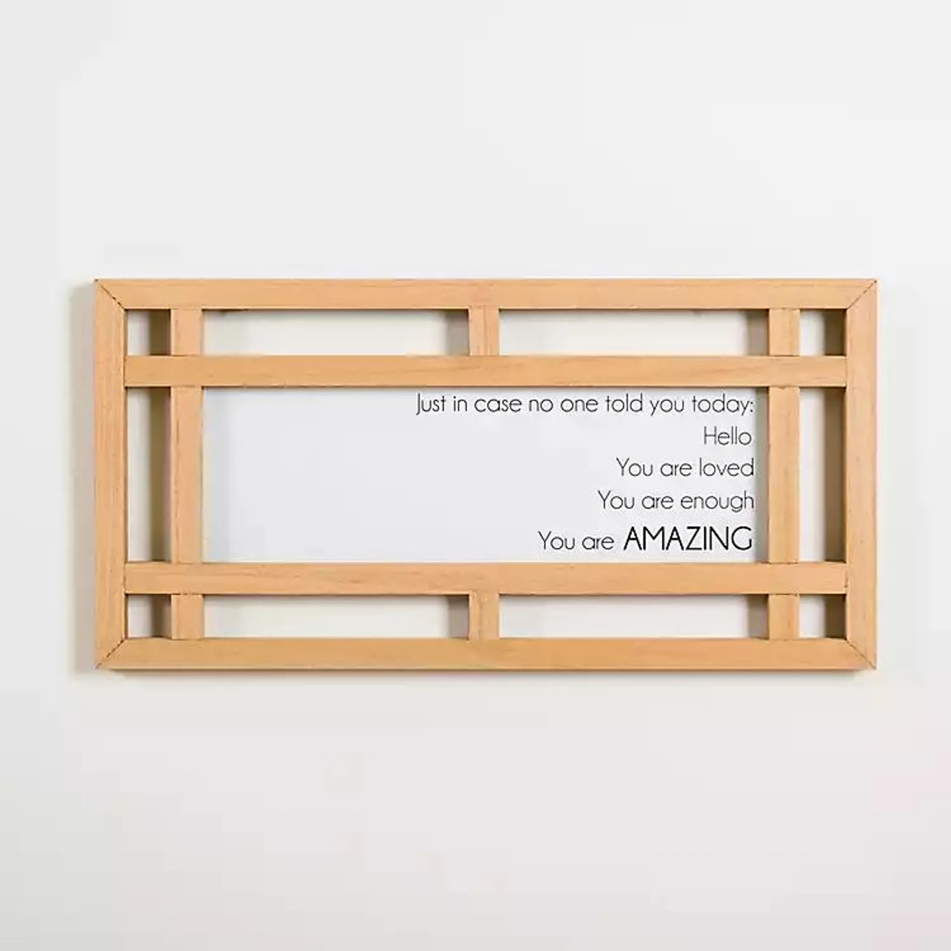 You are Amazing Framed Wall Plaque