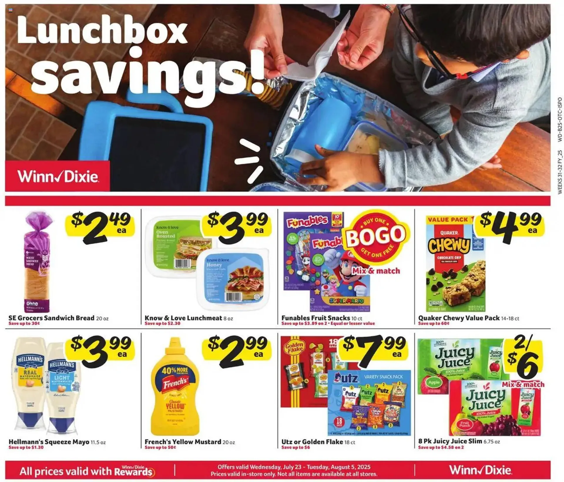 Weekly ad Winn Dixie Weekly Ad from July 23 to August 7 2025 - Page 1