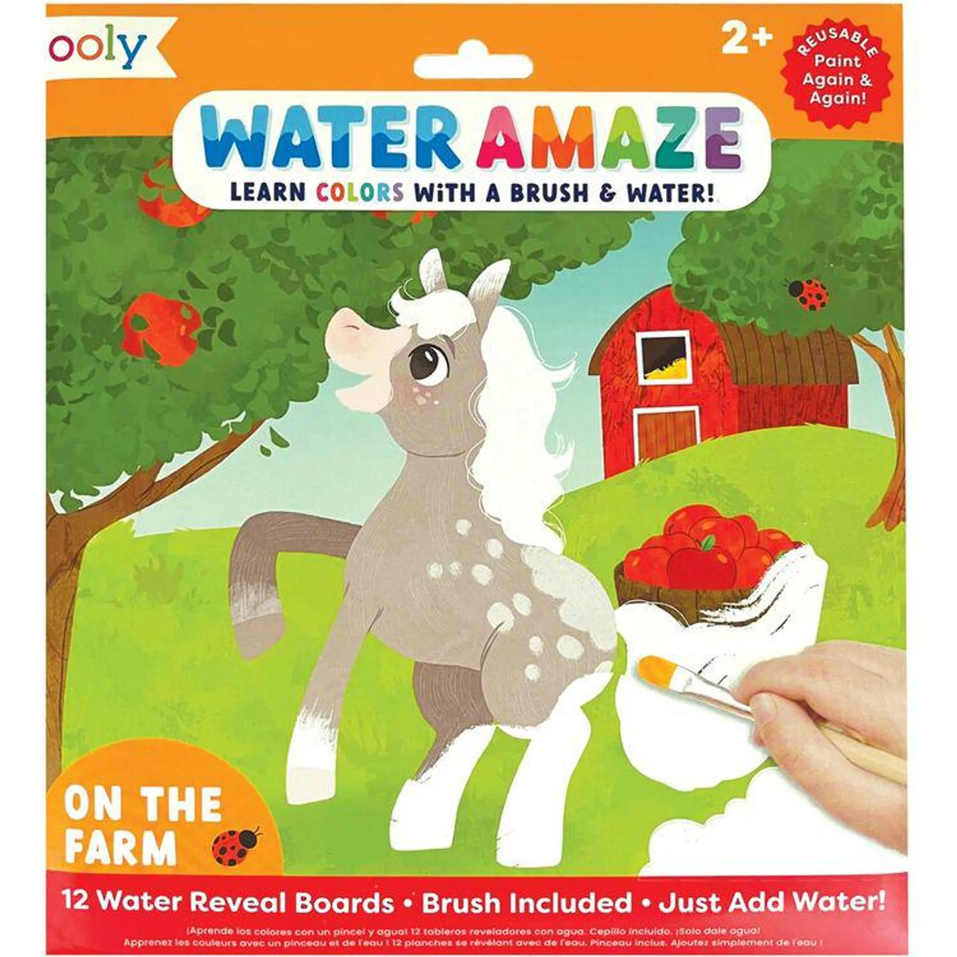Water Amaze Water Reveal Boards - On The Farm 13 Piece Set