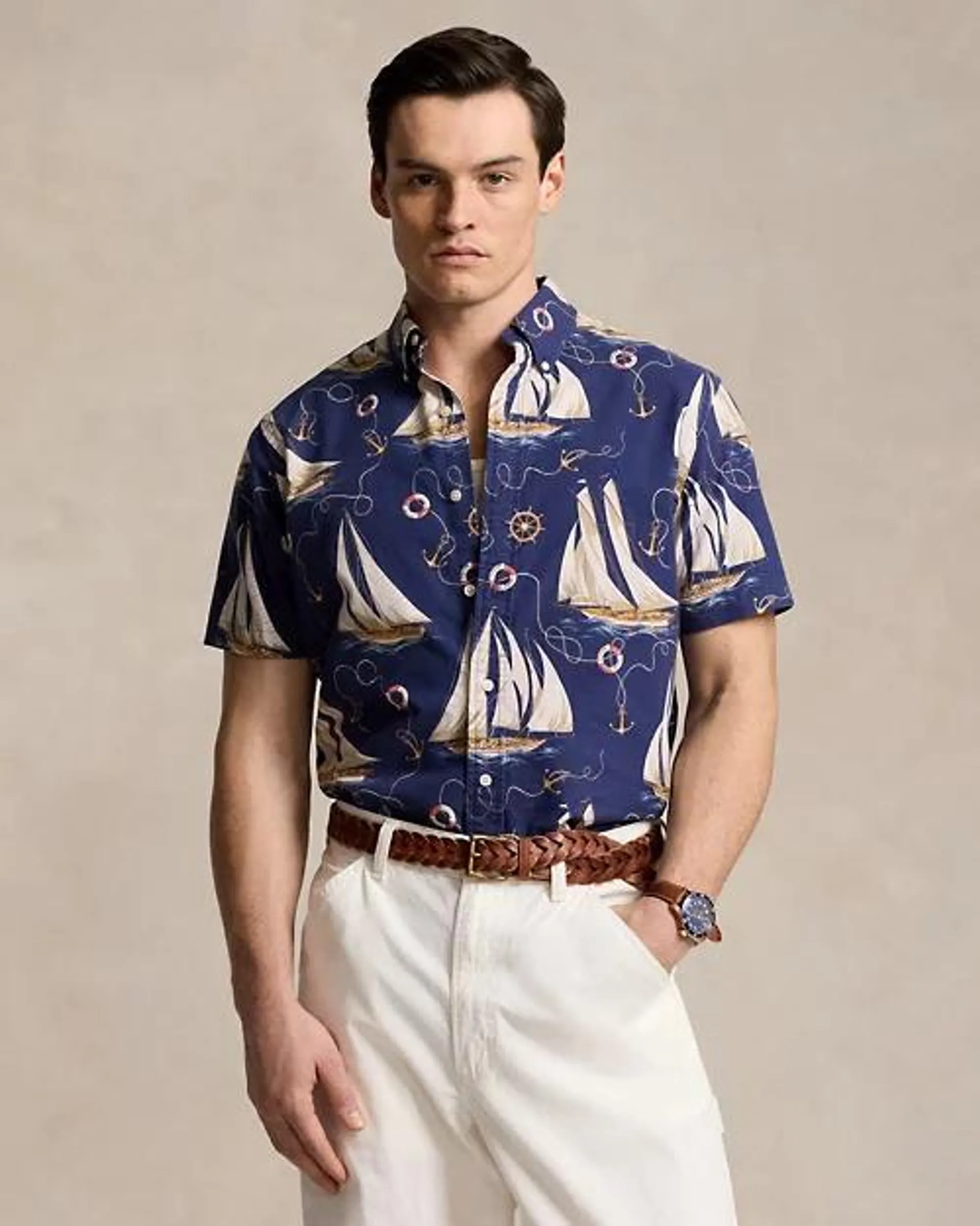 Classic Fit Nautical Oxford Shirt