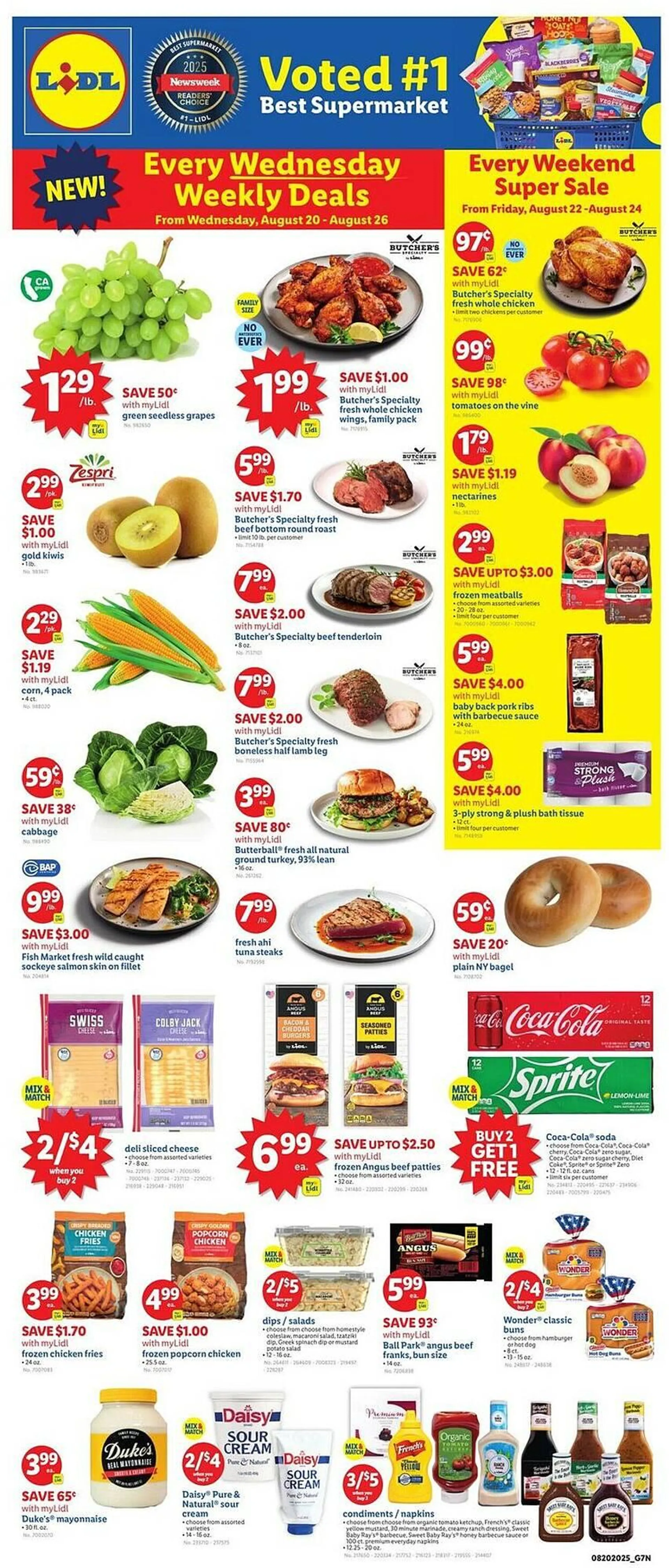 Weekly ad Lidl Weekly Ad from August 20 to August 26 2025 - Page 1