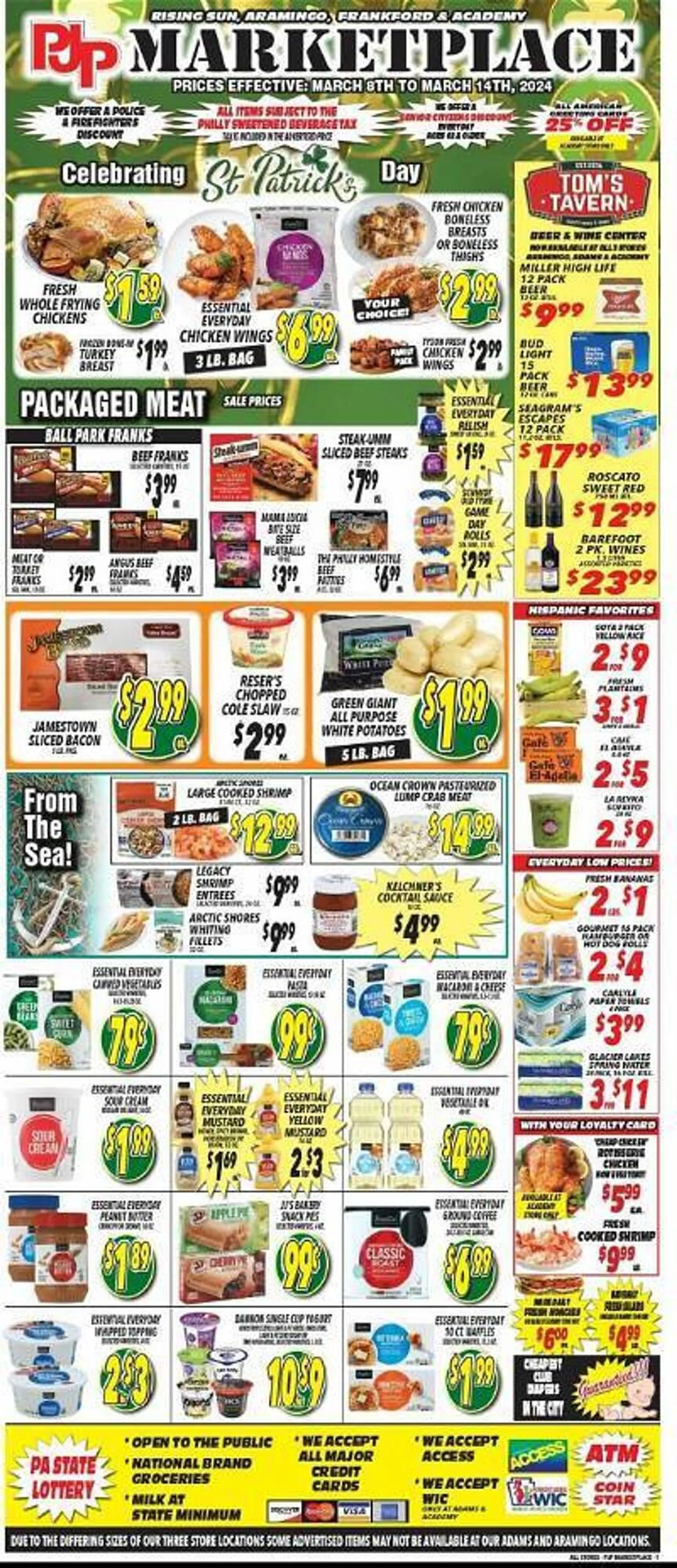 Weekly ad PJP Marketplace Weekly Ad from March 8 to March 14 2024 - Page 