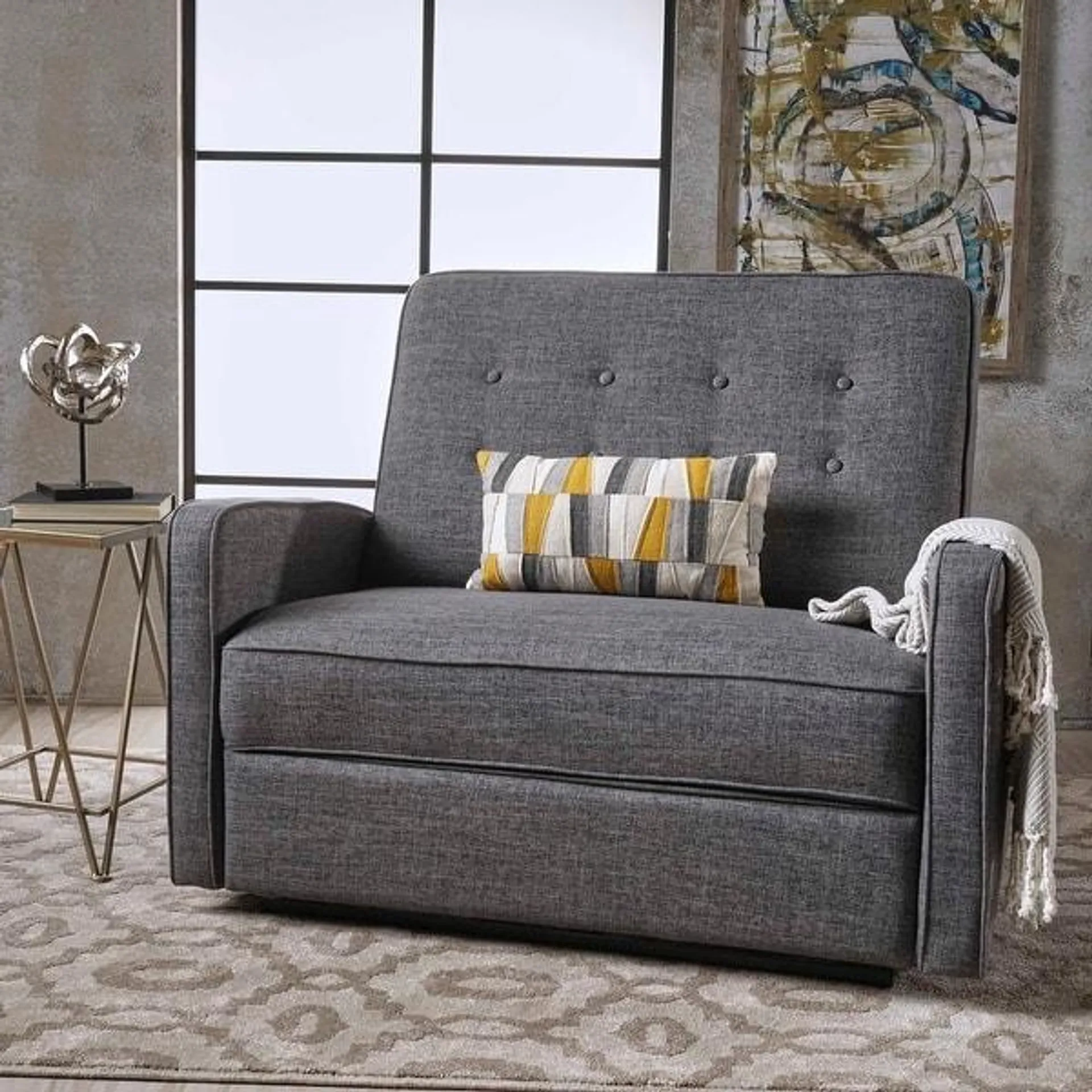 Calliope Tufted Oversized Recliner Chair by Christopher Knight Home