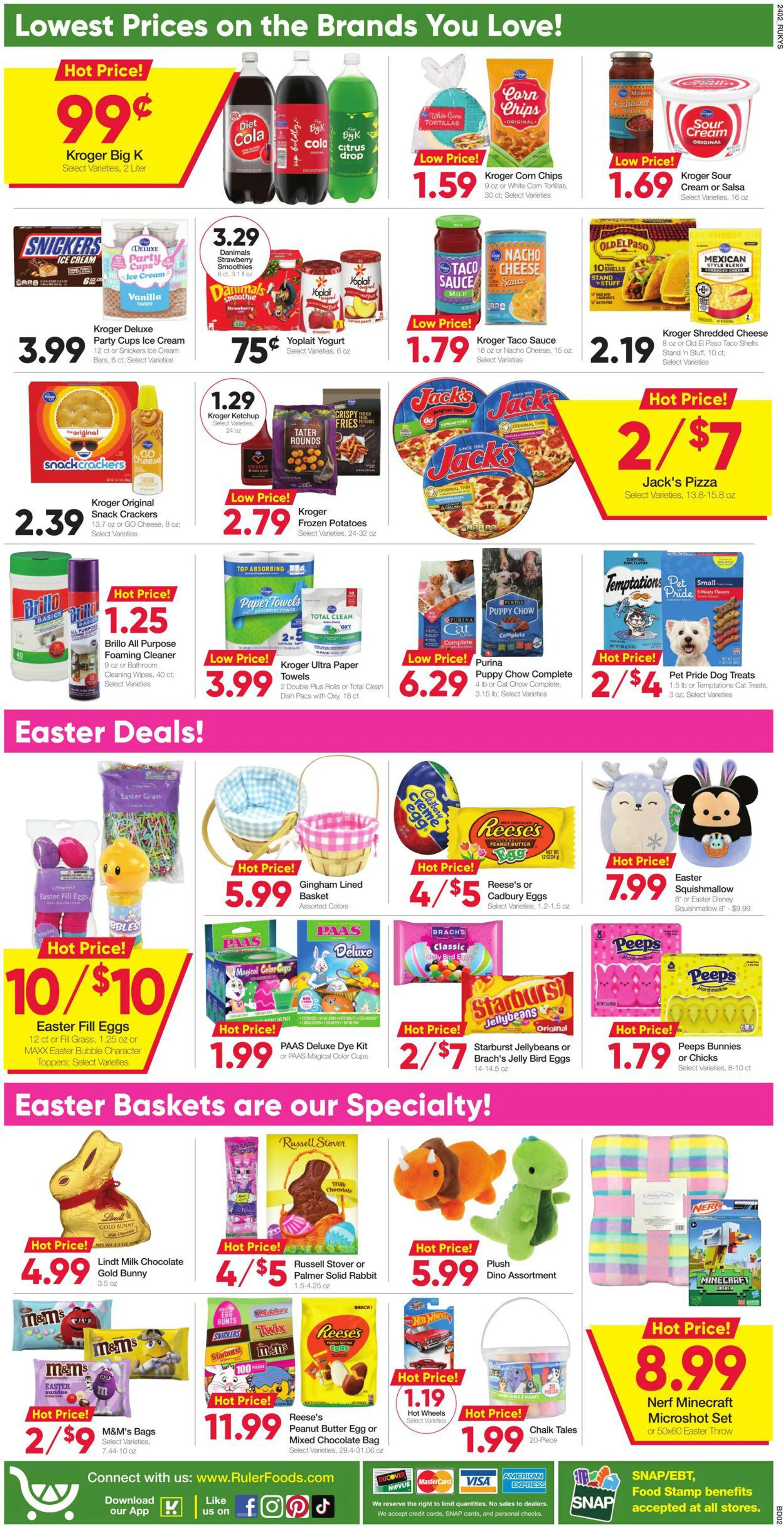 Weekly ad Ruler Foods Current weekly ad from February 14 to February 27 2024 - Page 2