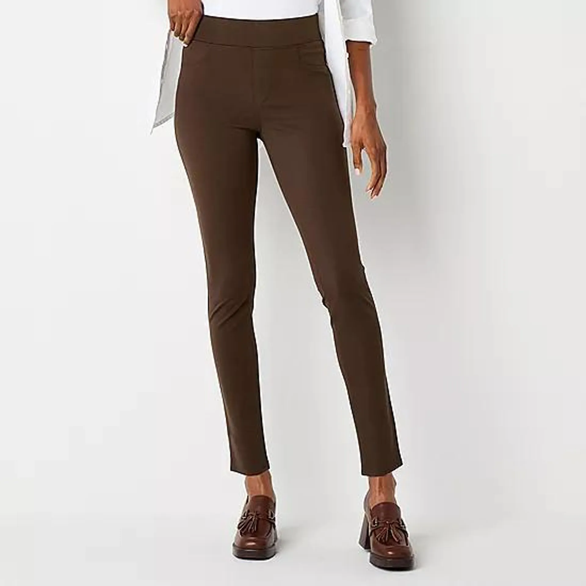 St. John's Bay Womens Skinny Pull-On Pants