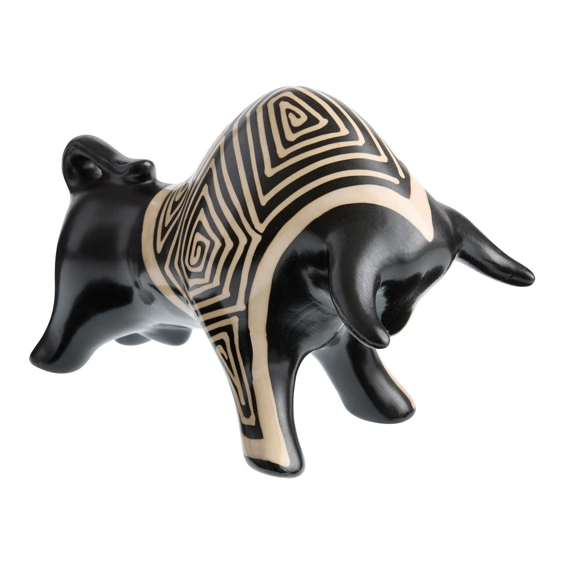 CRAFT Chulucanas Ceramic Bull Decor