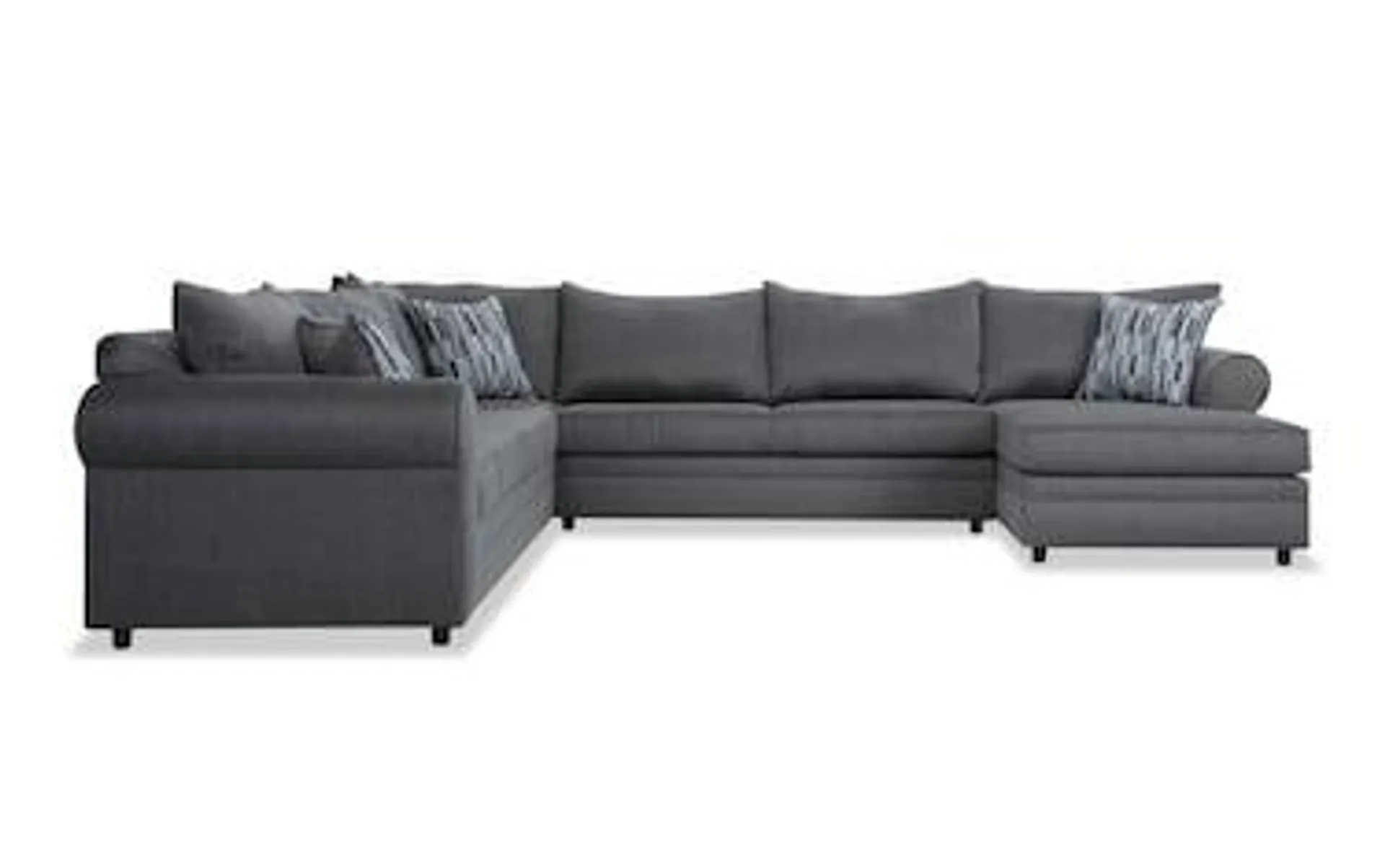 Nova Gray 4 Piece Right Arm Facing Sectional