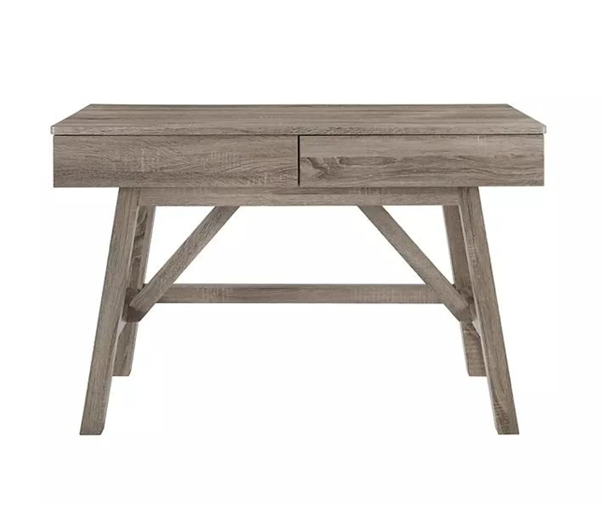 Margo Gray 2-Drawer Wood Desk