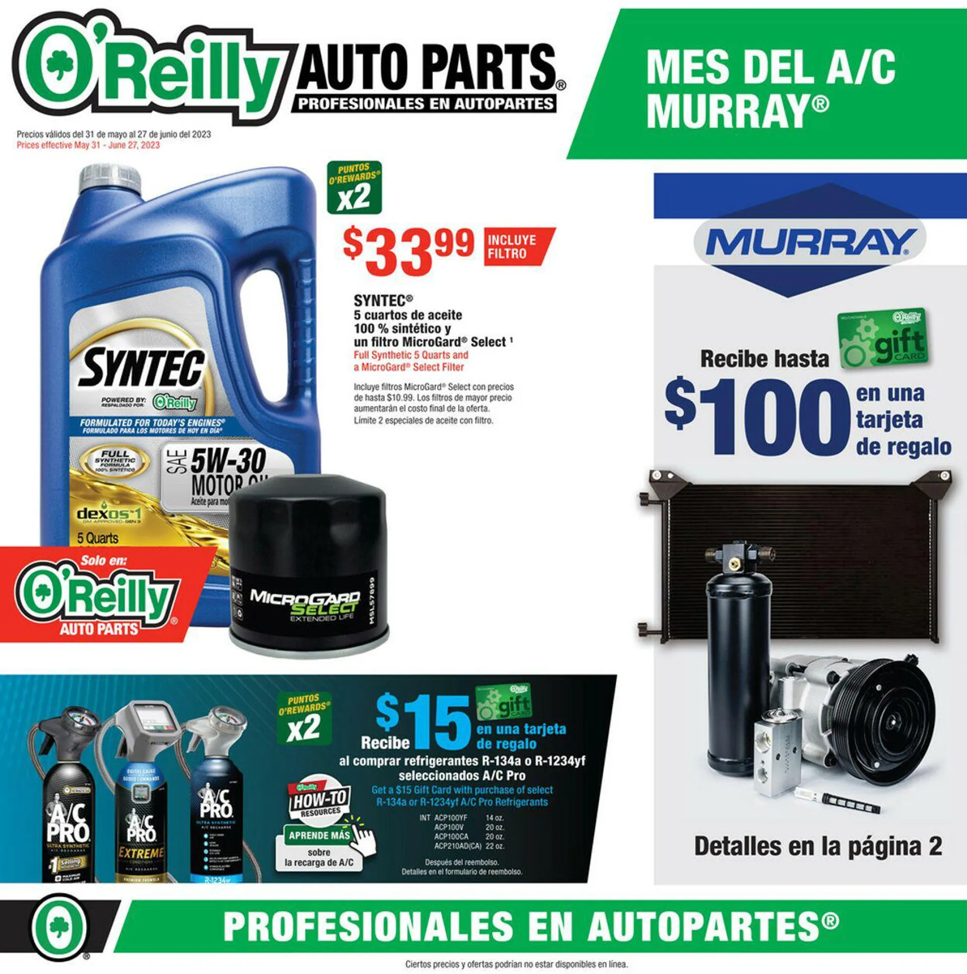 OReilly Auto Parts Current weekly ad - 1