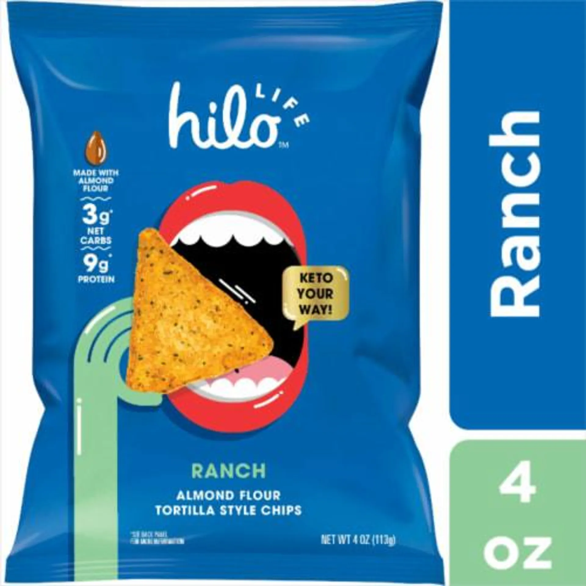 Hilo Life™ Ranch Almond Flour Tortilla Style Chips