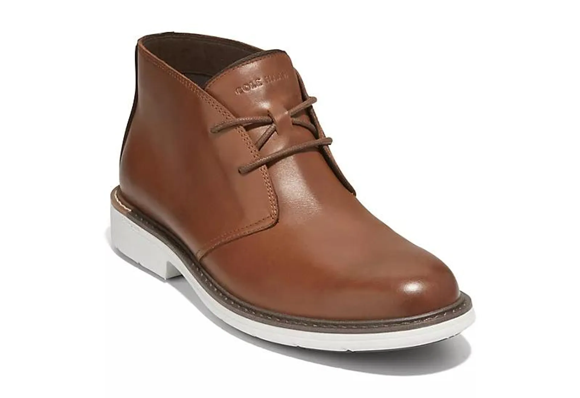 Cole Haan Mens Go-to Lace Chukka Boot - Tan