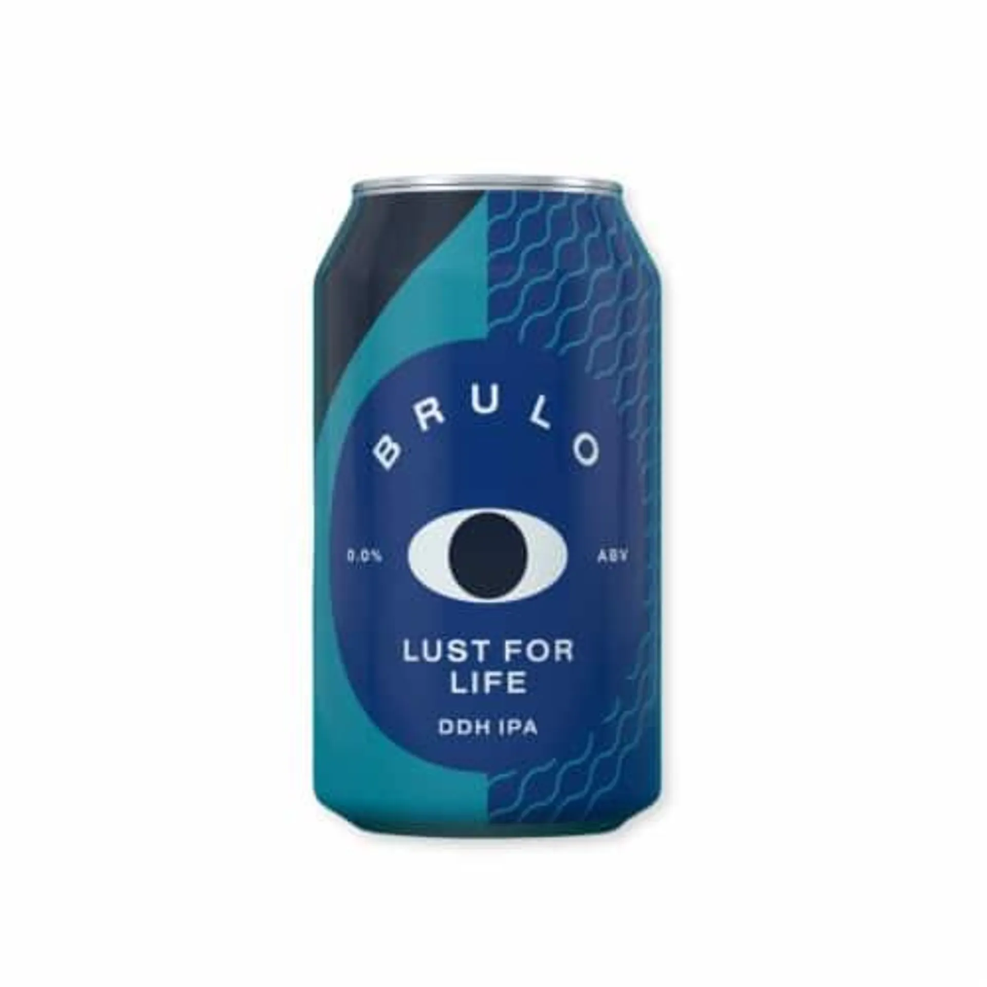 BRULO- Lust For Life DDH IPA, Non-Alcoholic, Alcohol-Free Beer, Low Calorie, Vegan 330mL each
