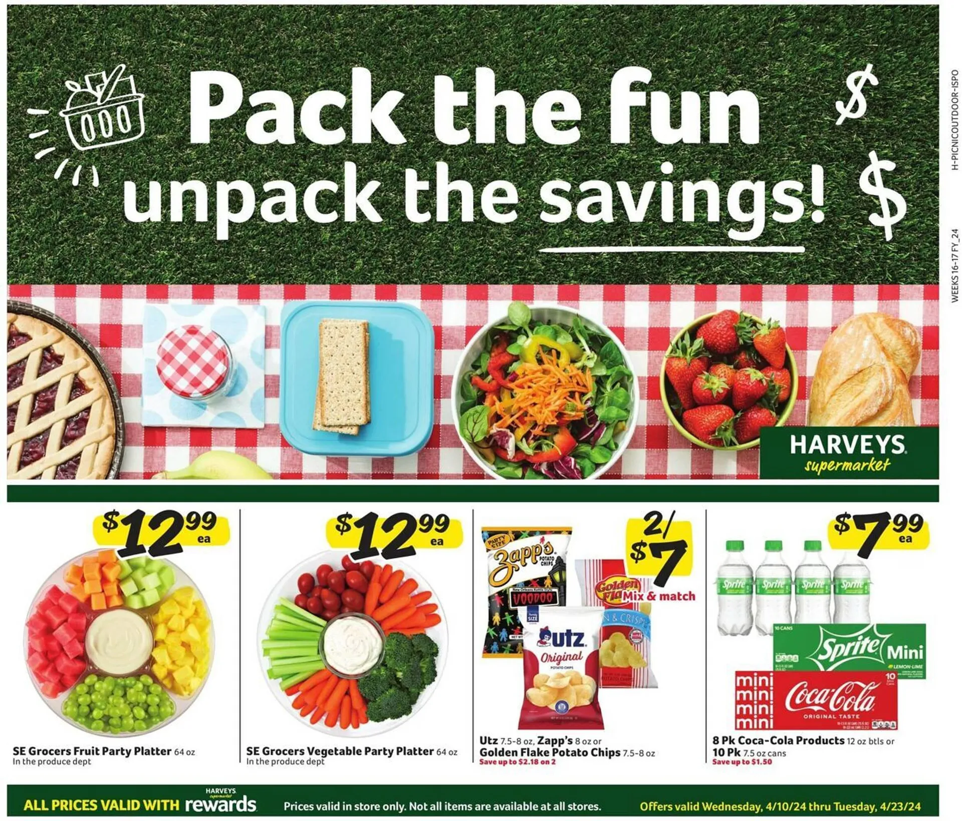 Weekly ad Harveys Supermarkets Weekly Ad from April 10 to April 23 2024 - Page 