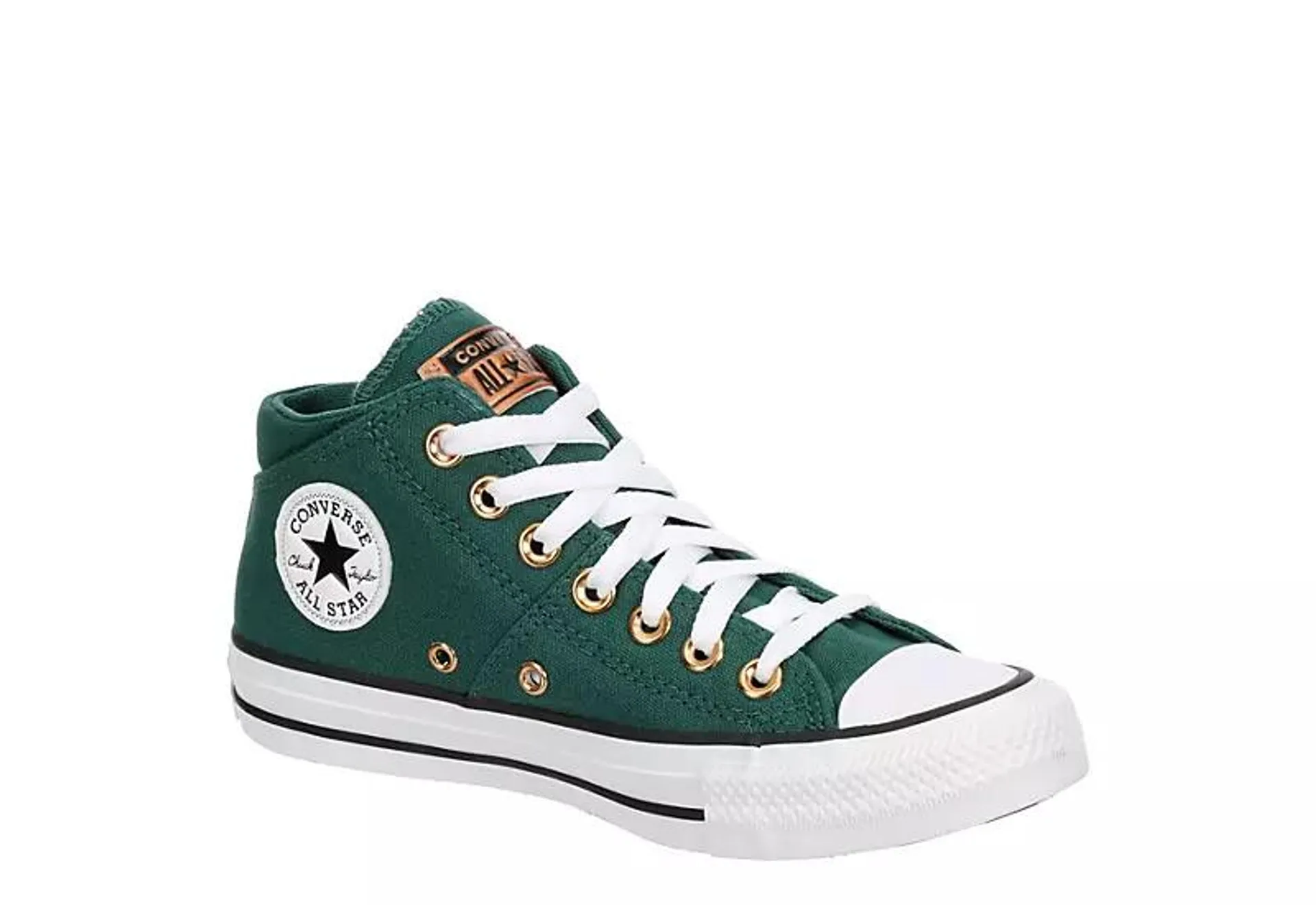 Converse Womens Chuck Taylor All Star Madison Mid Top Sneaker - Dark Green