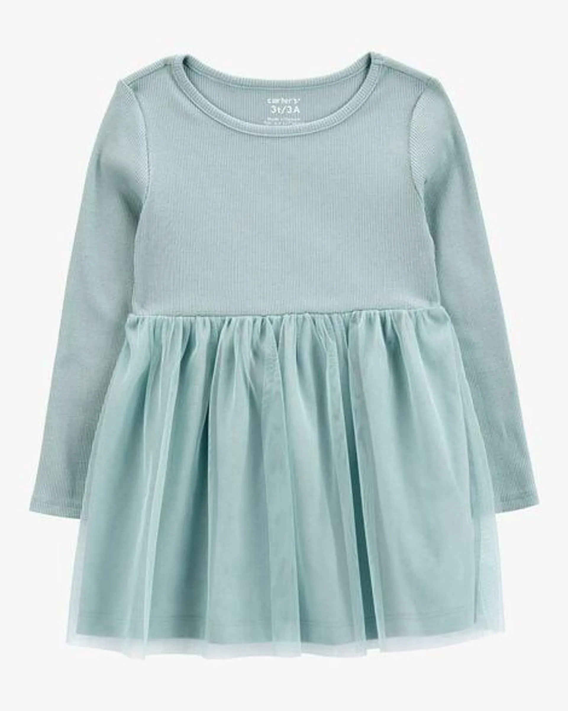 Baby Tutu Long-Sleeve Jersey Dress