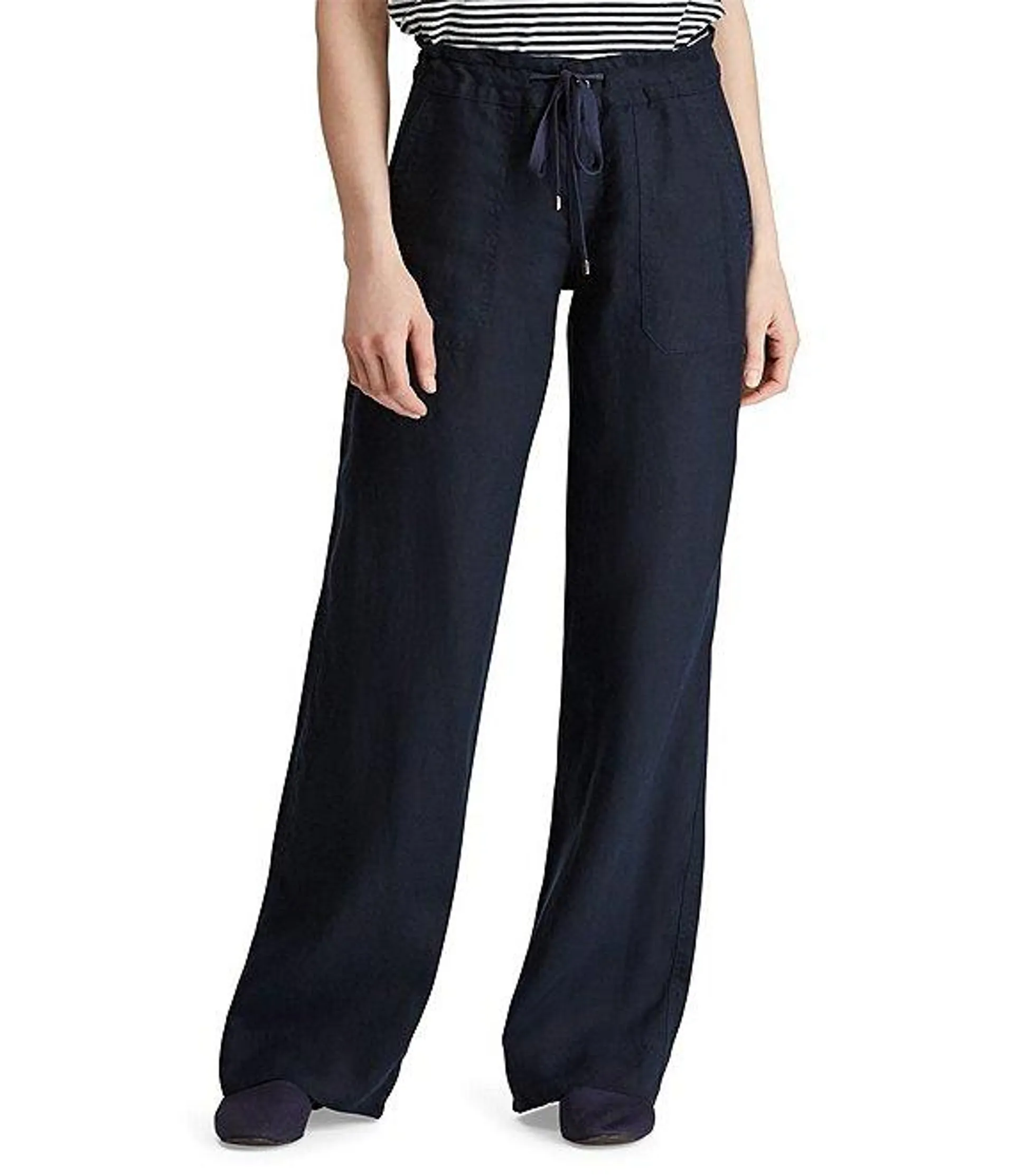 Wide Leg Linen Pants