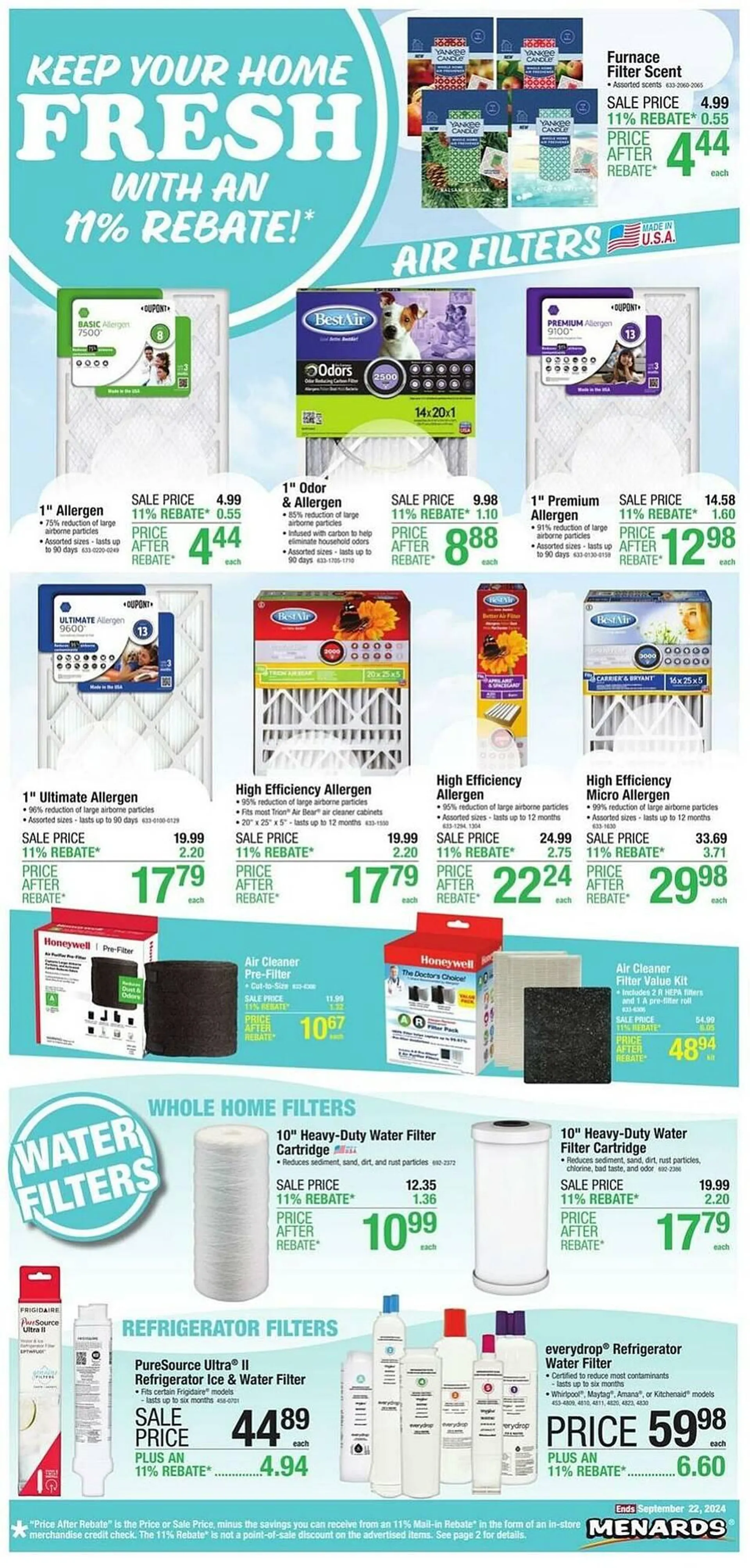 Weekly ad Menards Weekly Ad from September 11 to September 22 2024 - Page 3