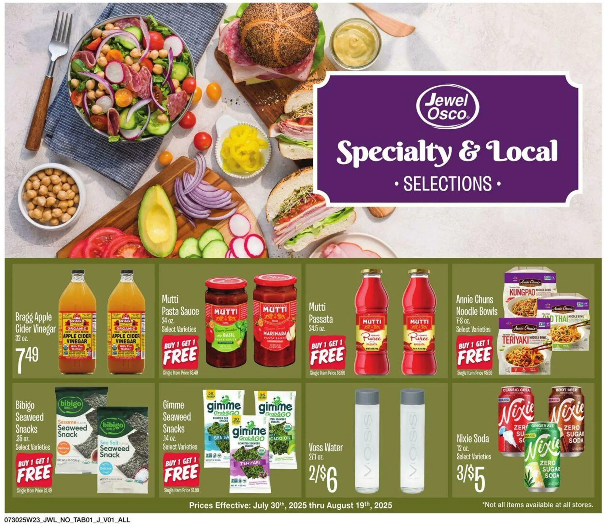 Weekly ad Jewel Osco Current weekly ad from July 30 to August 19 2025 - Page 1