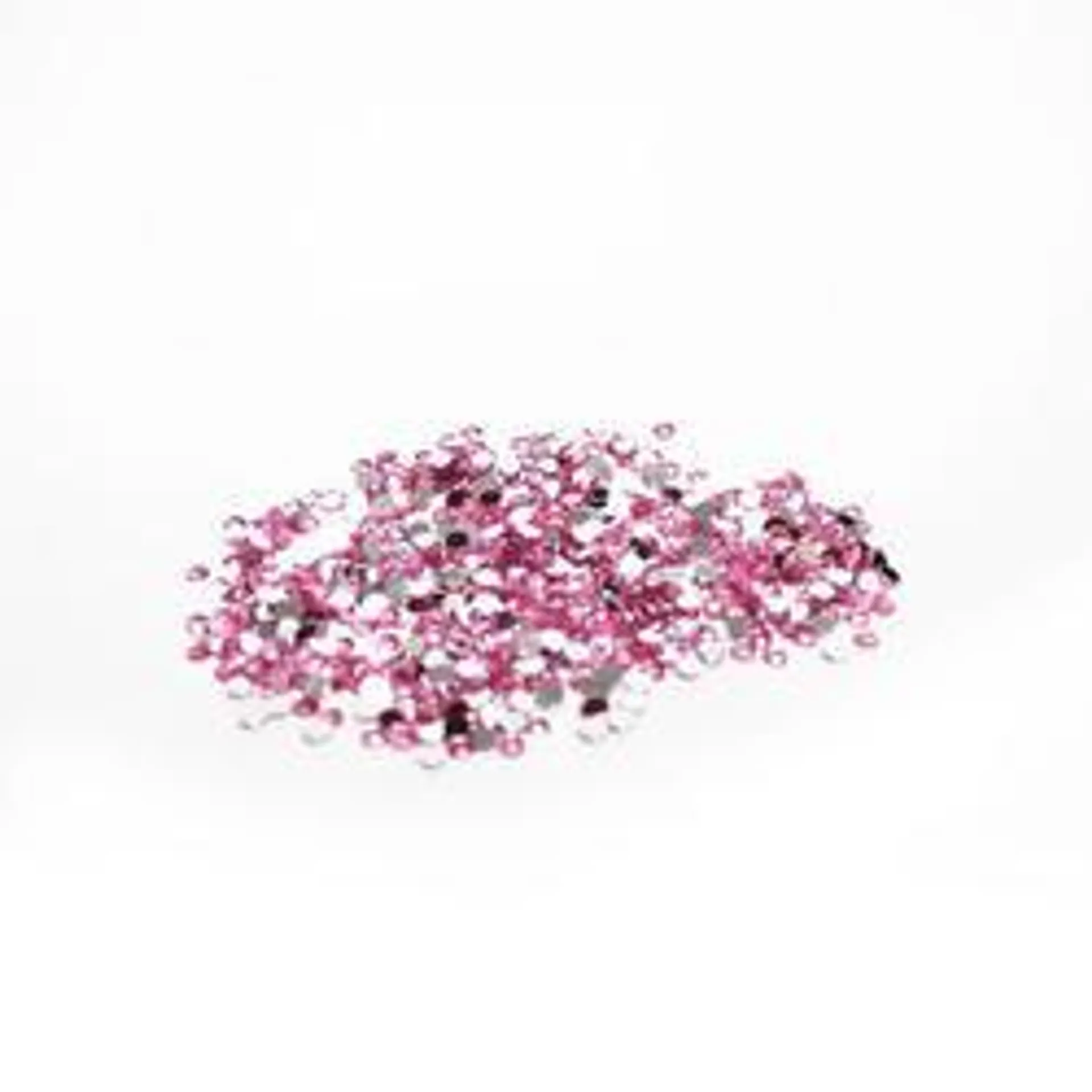 Pink Flat Back Faceted Round Rhinestones (Package of 720 pieces)