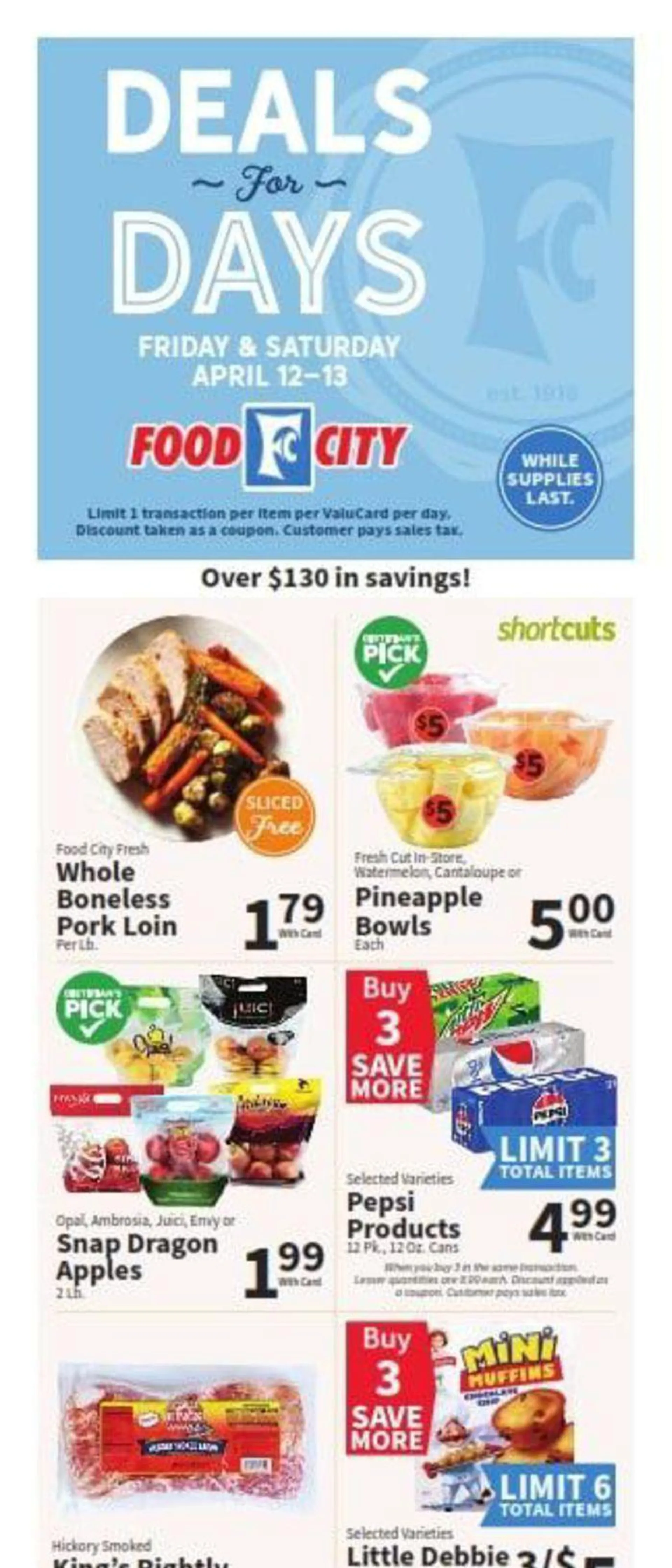 Weekly ad Deals For Days from April 11 to April 16 2024 - Page 1
