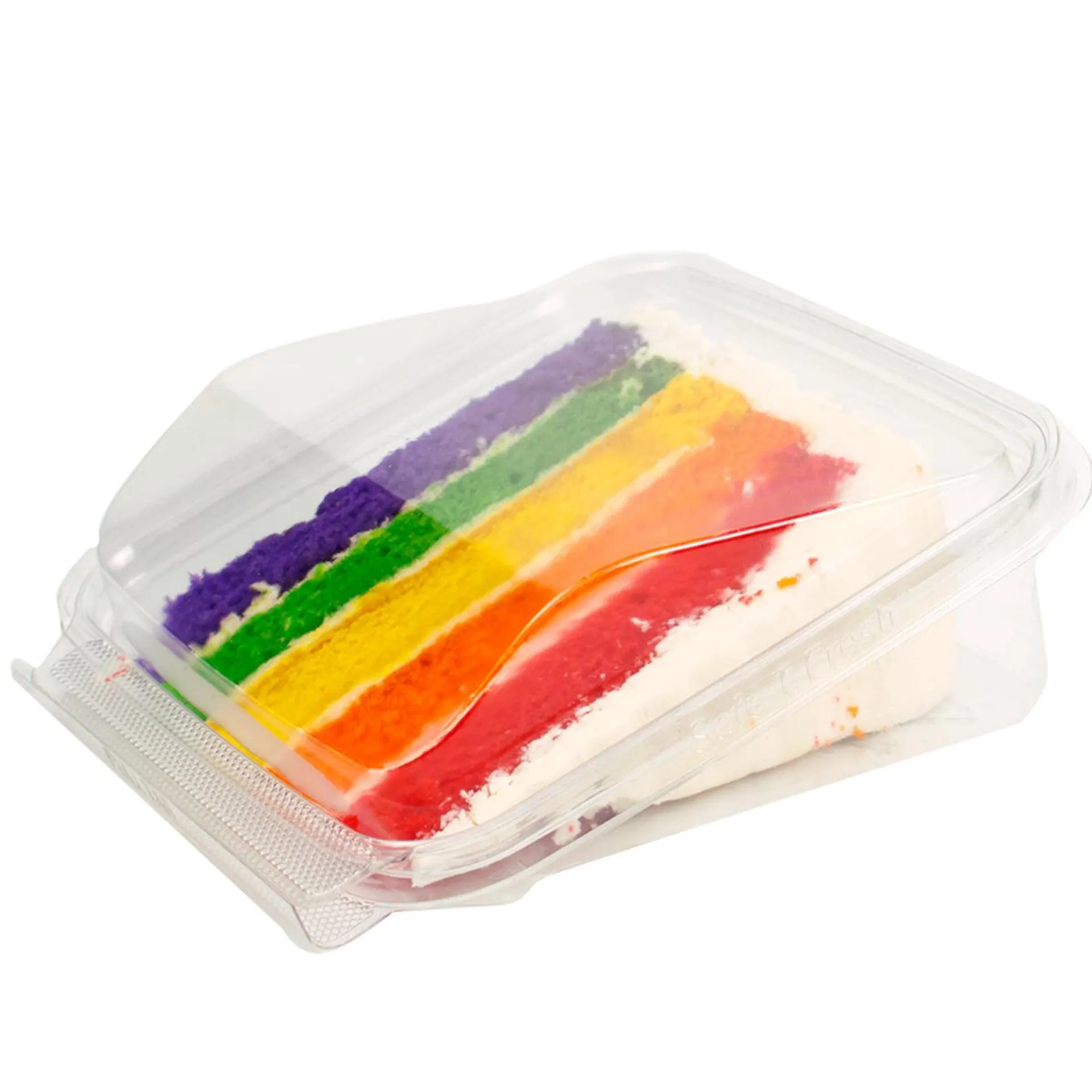 Davids Rainbow Cake Slice