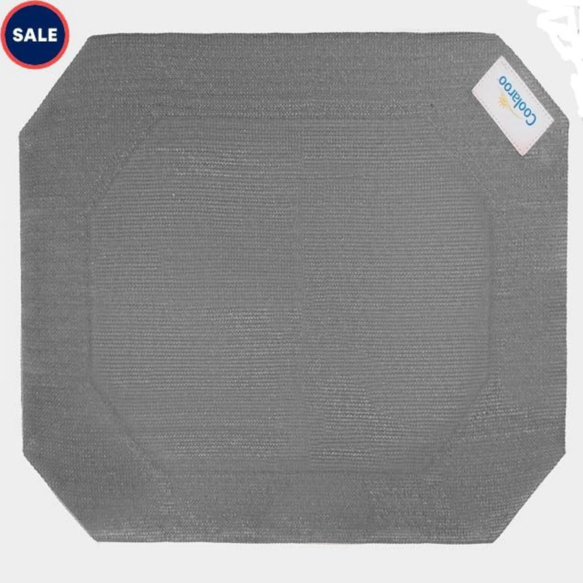 Coolaroo Elevated Dog Bed Replacement Cover, 35.5" L X 25.75" W X 0.12" H, Grey