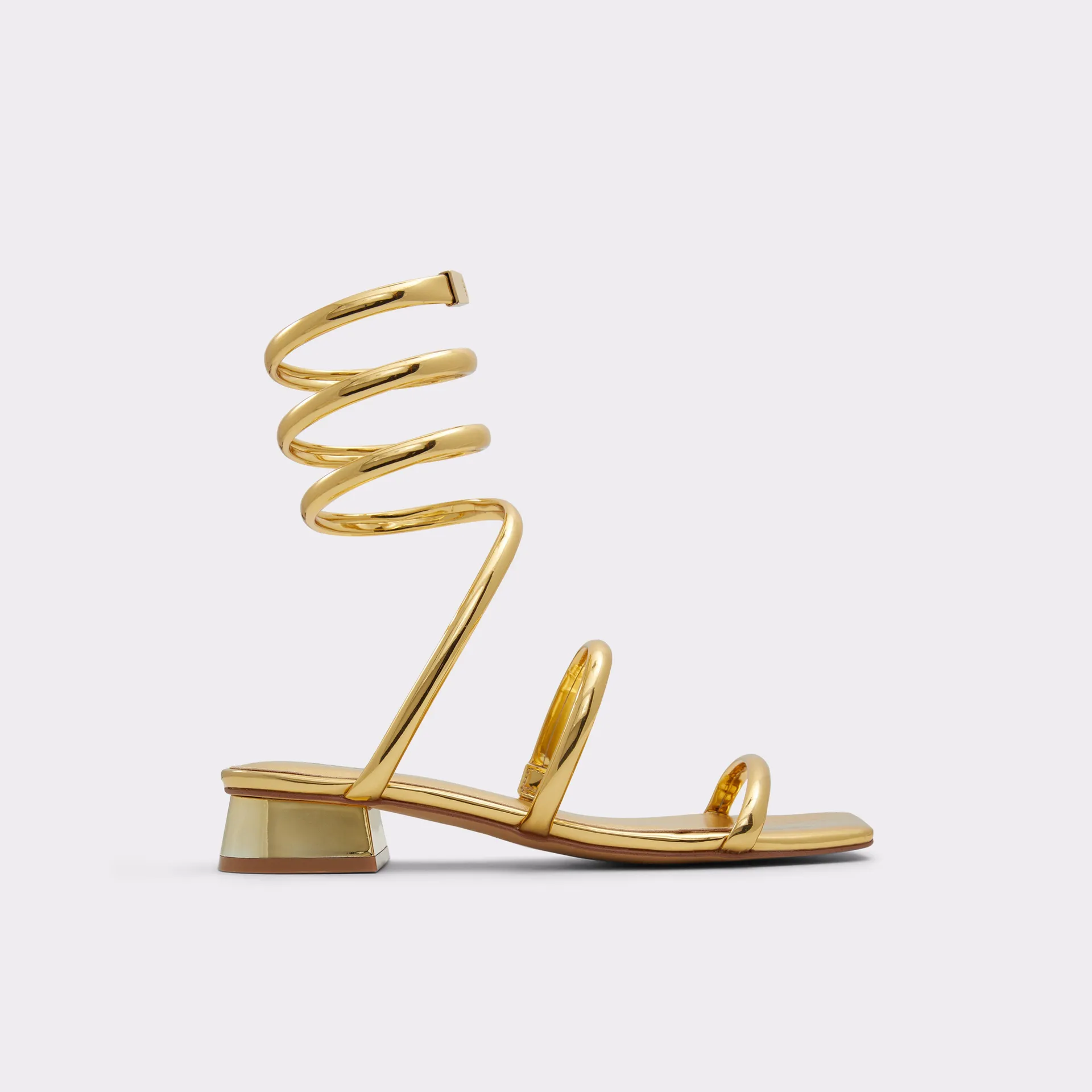 Strappy heeled sandal