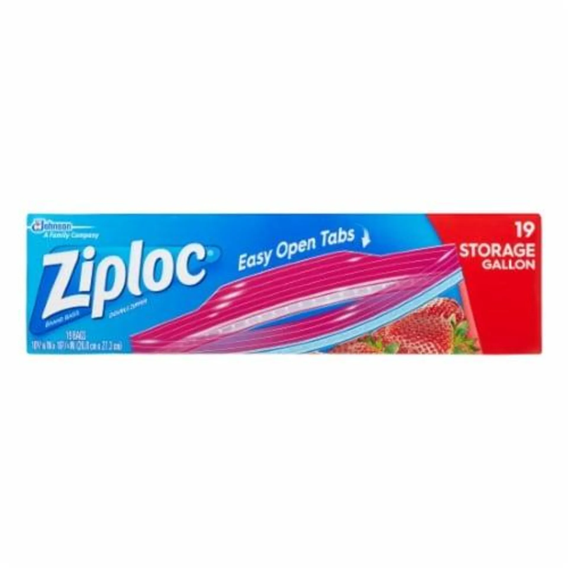 Ziploc® Gallon Storage Bags with Easy Open Design