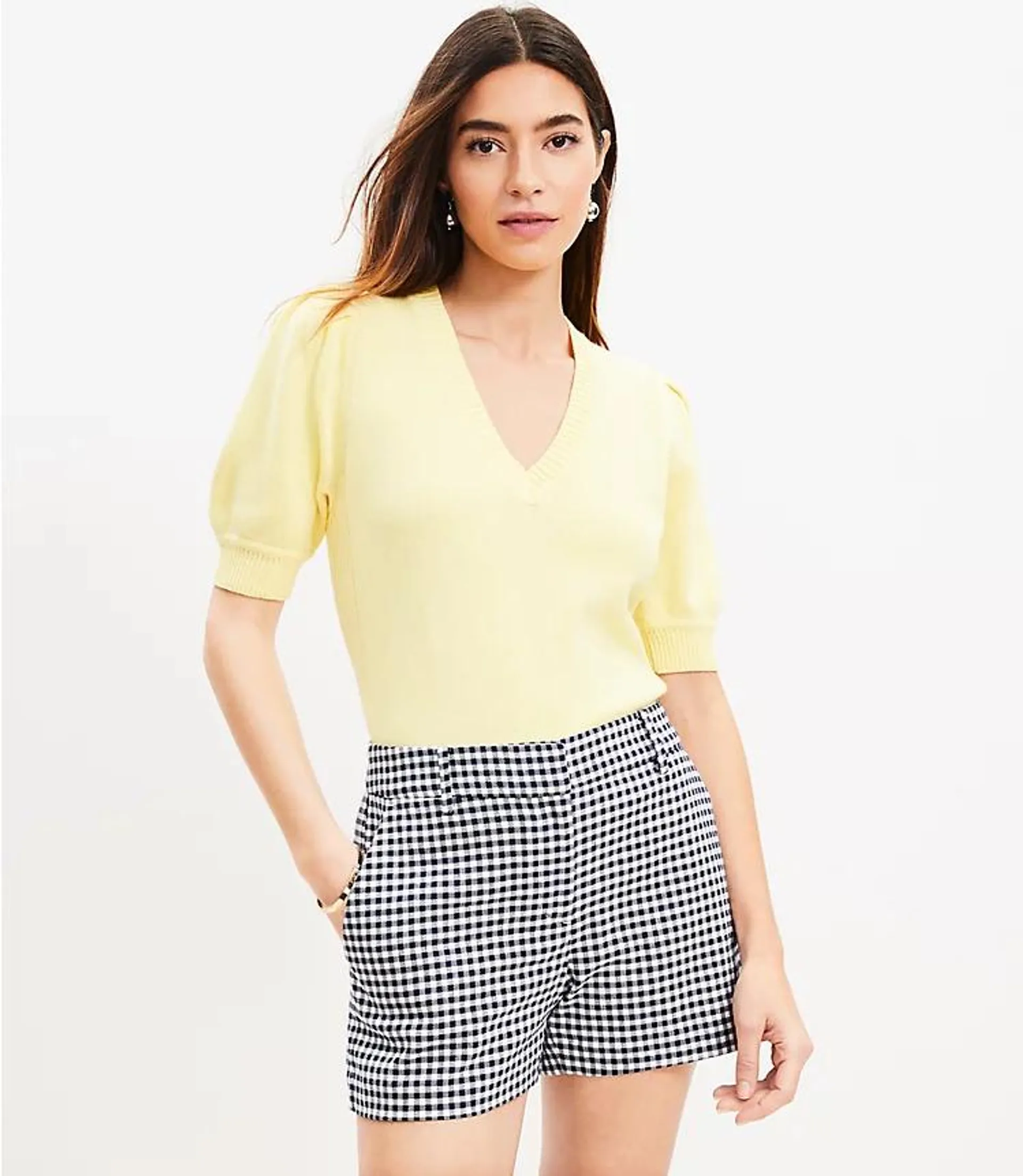 Riviera Shorts in Gingham