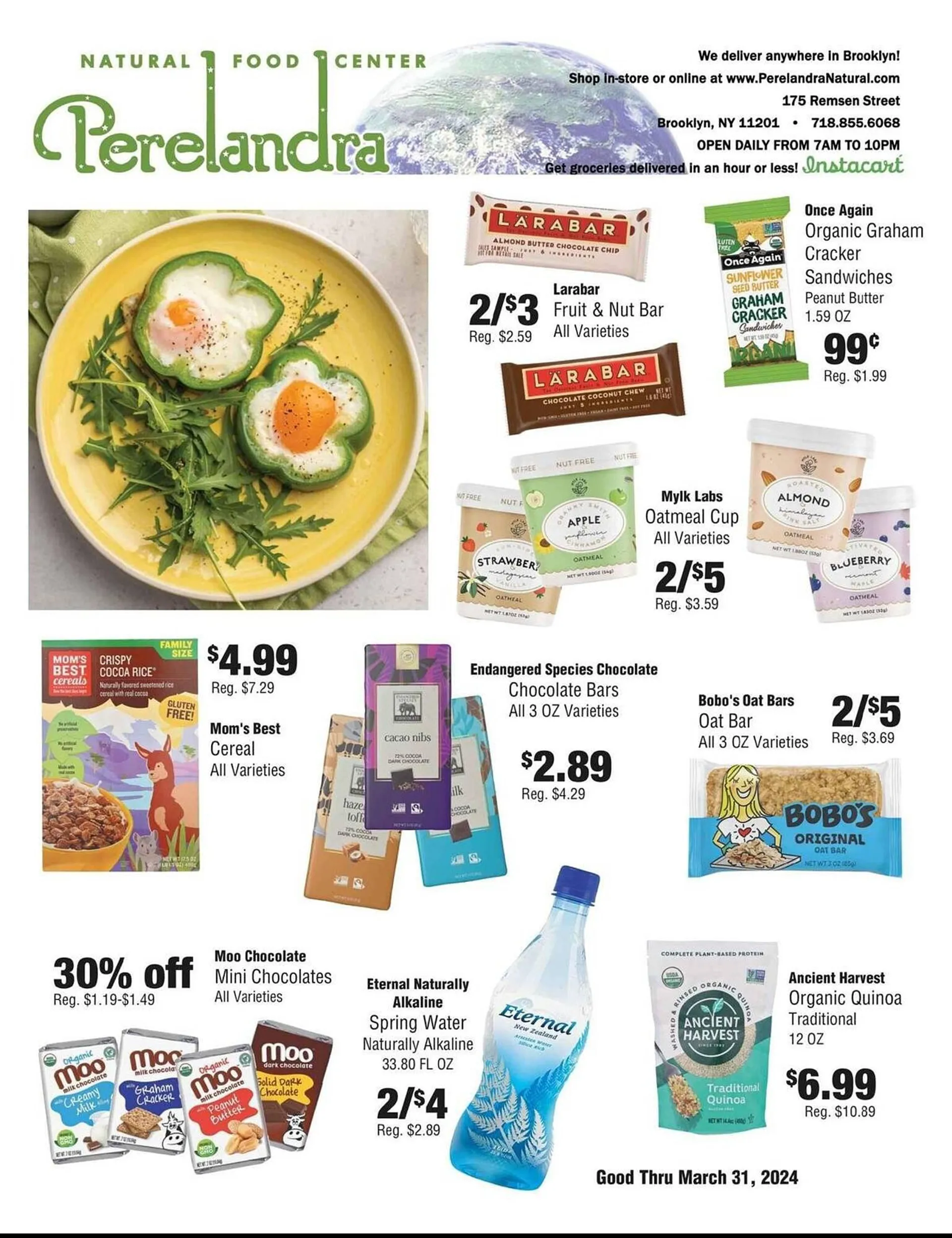 Weekly ad Perelandra Natural Food Center Weekly Ad from March 1 to March 31 2024 - Page 