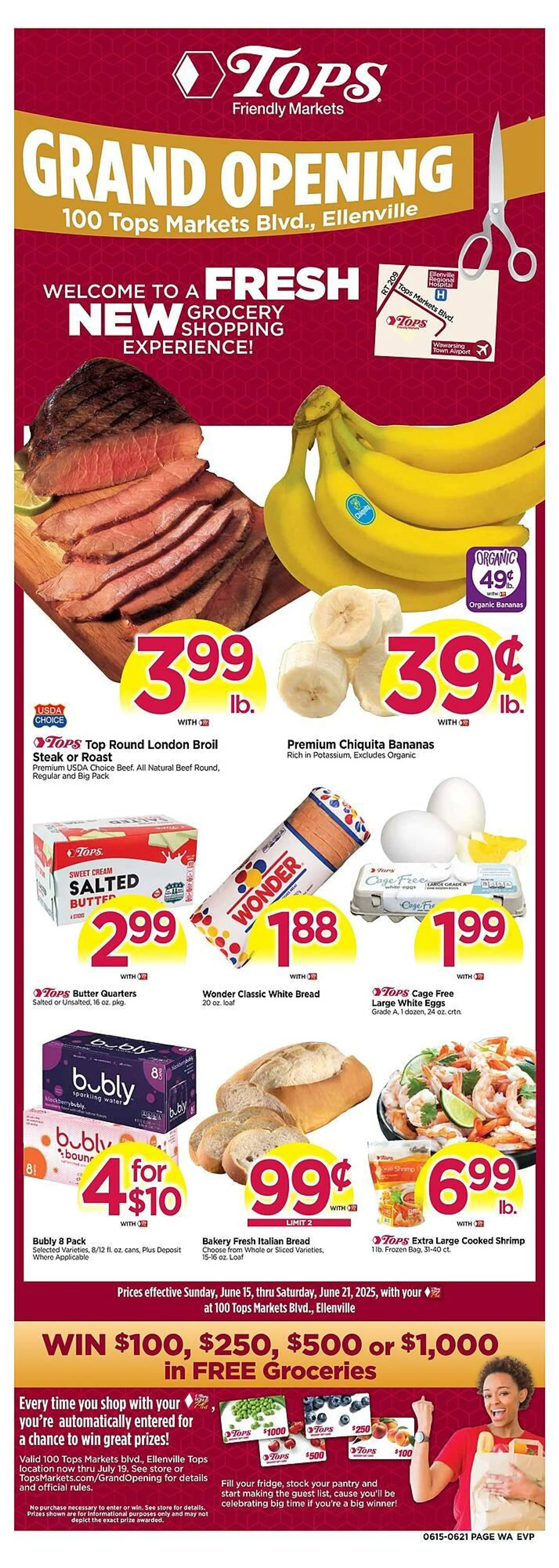 Weekly ad Tops Weekly Ad from June 15 to June 21 2025 - Page 1