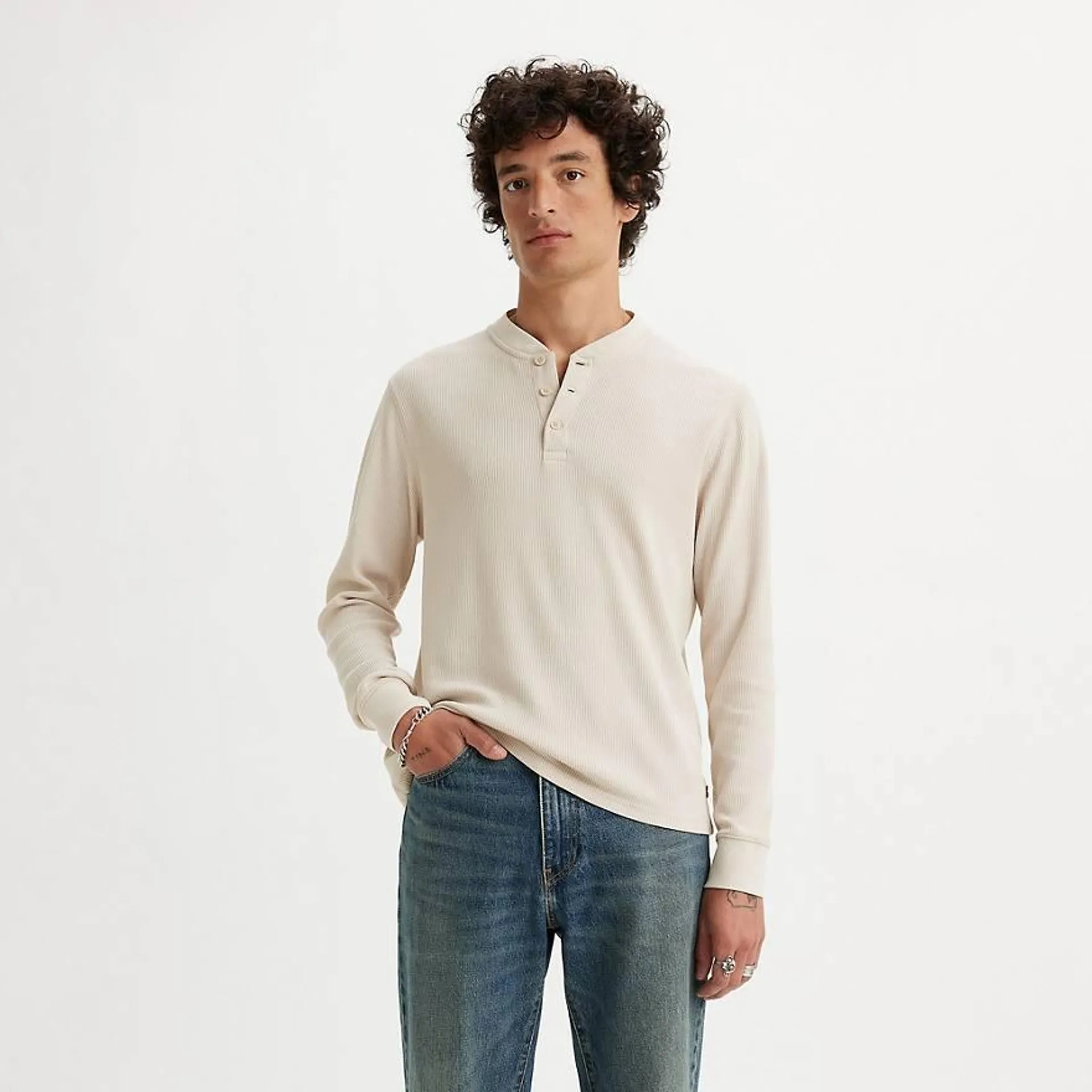 Long Sleeve Thermal Henley