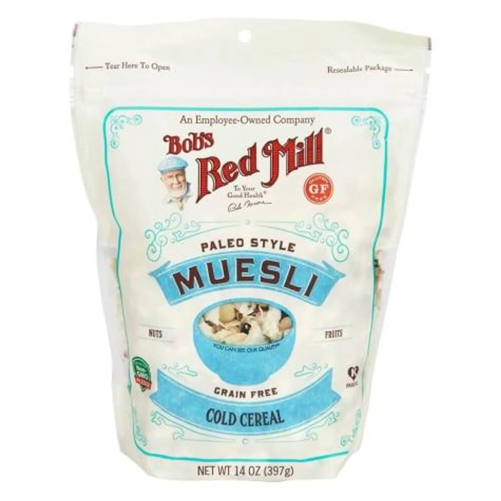 Bob's Red Mill Paleo Style Muesli Cold Cereal, 14 oz