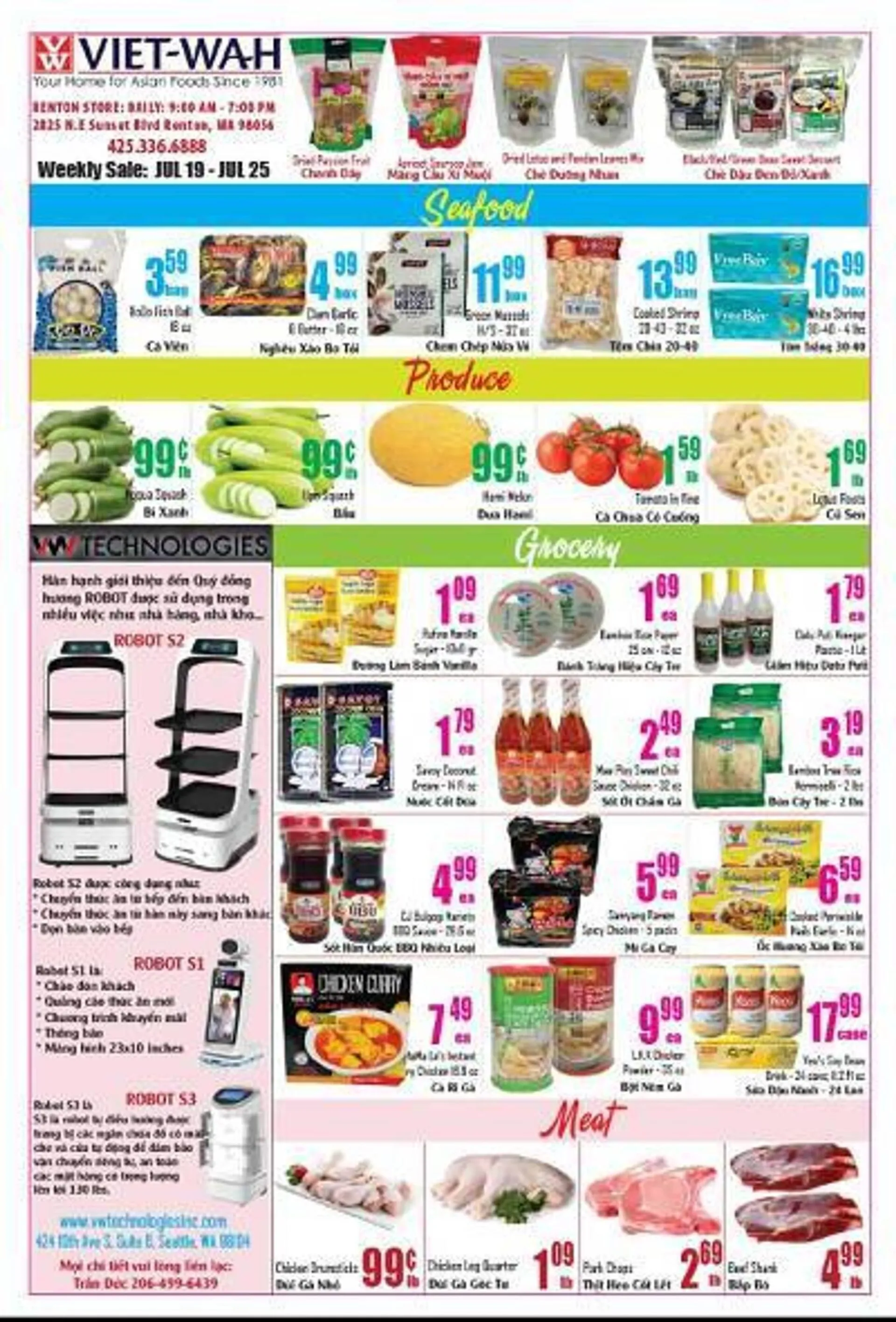 Viet Wah Supermarket Weekly Ad - 1