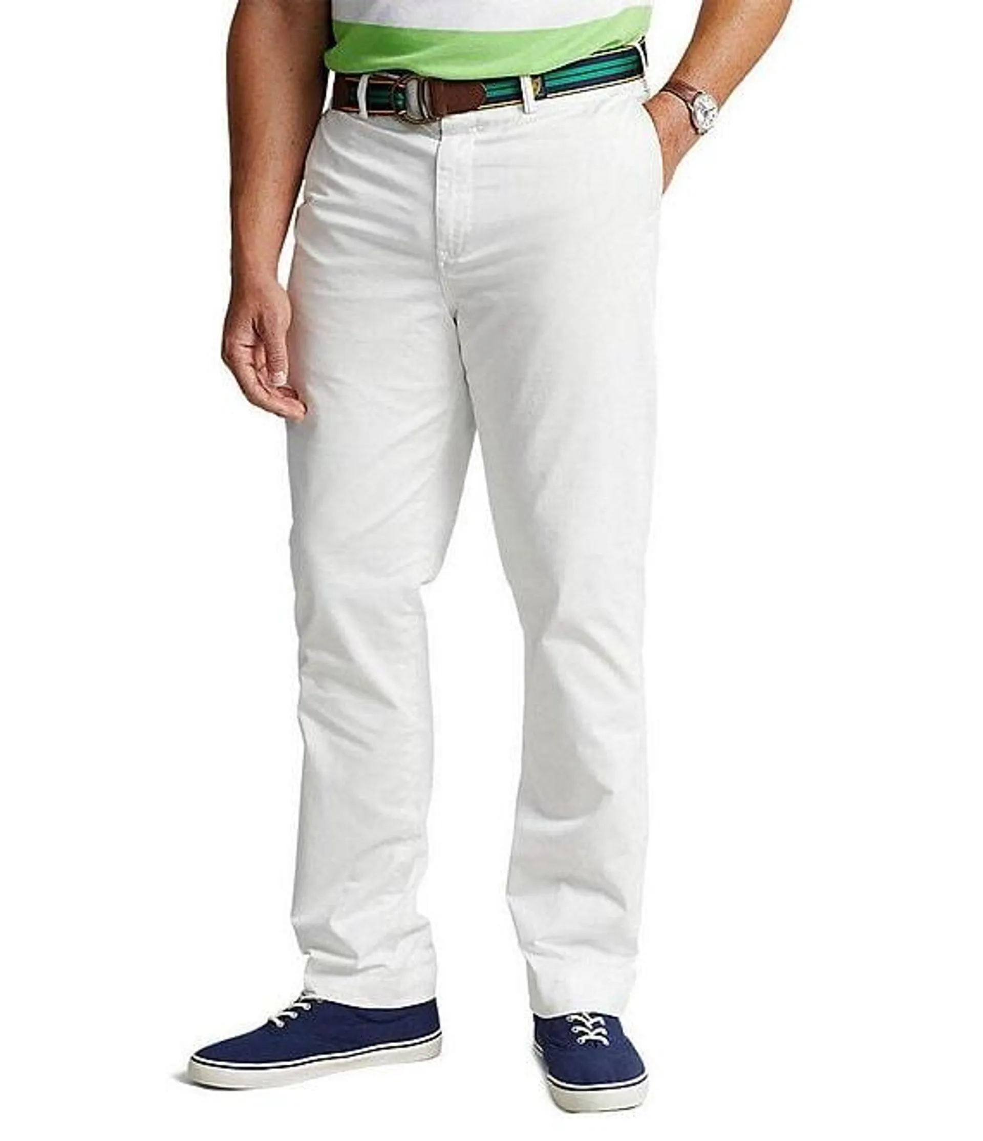 Big & Tall Flat Front Stretch Chino Pants