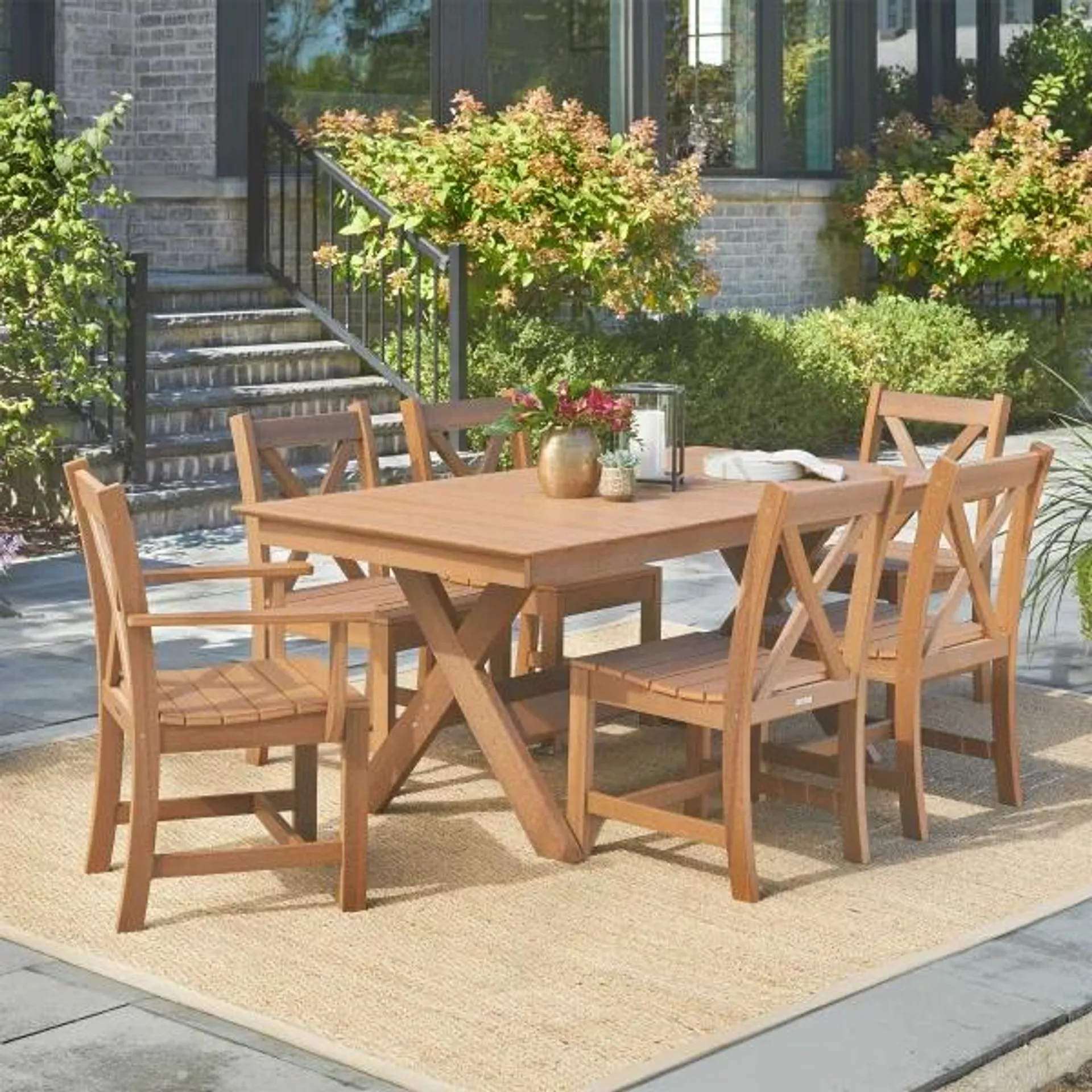 Leisure Line 7-piece Outdoor Dining Set by Tangent