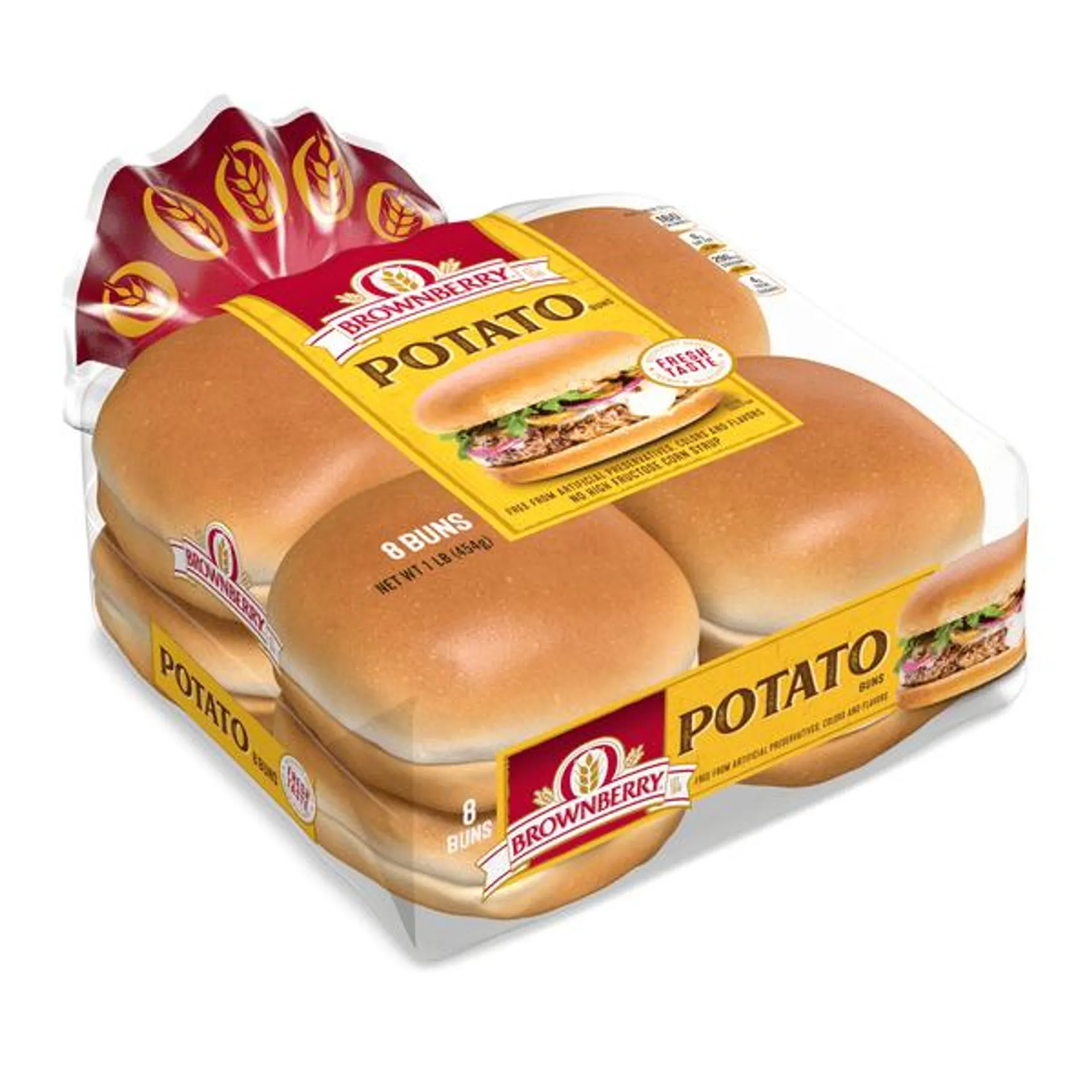 Brownberry Country Potato Sandwich Buns 8Ct