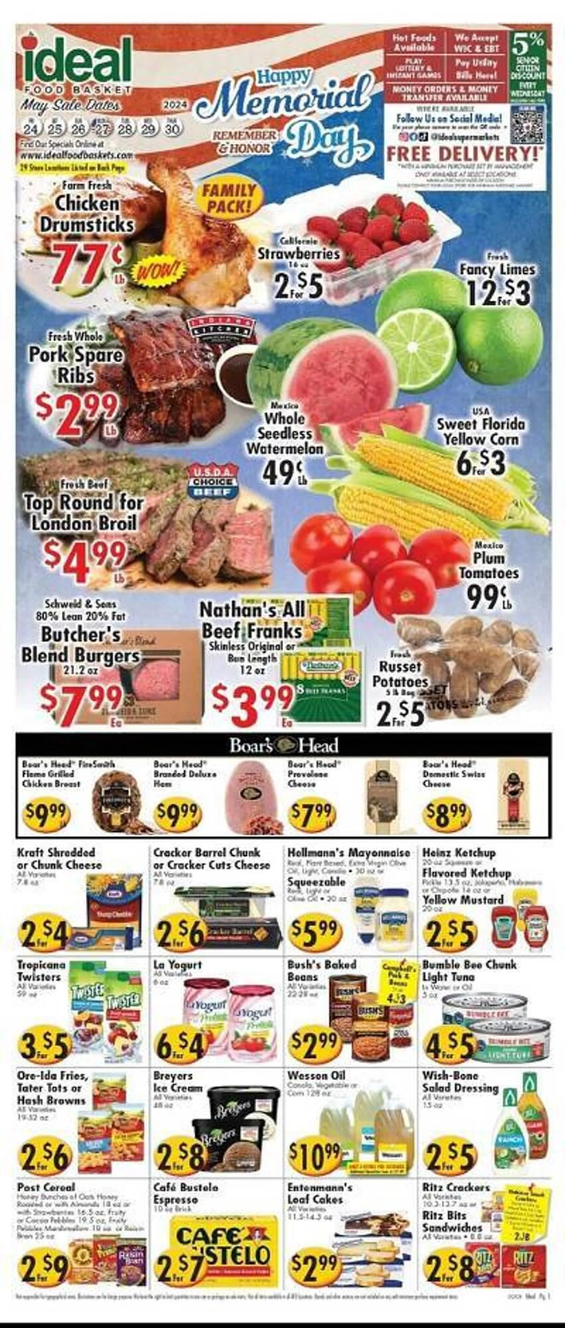 Ideal Food Basket Weekly Ad - 1